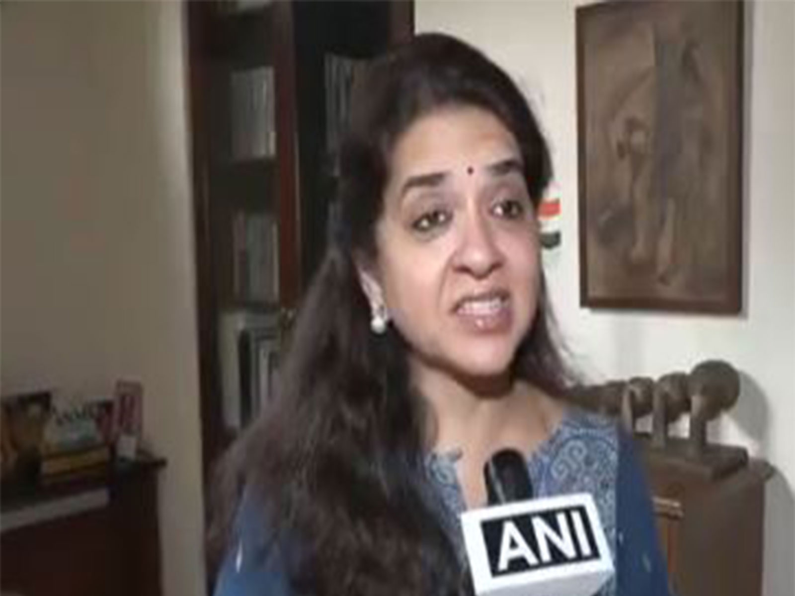 Shiv Sena leader Shaina NC (Photo/ANI)
