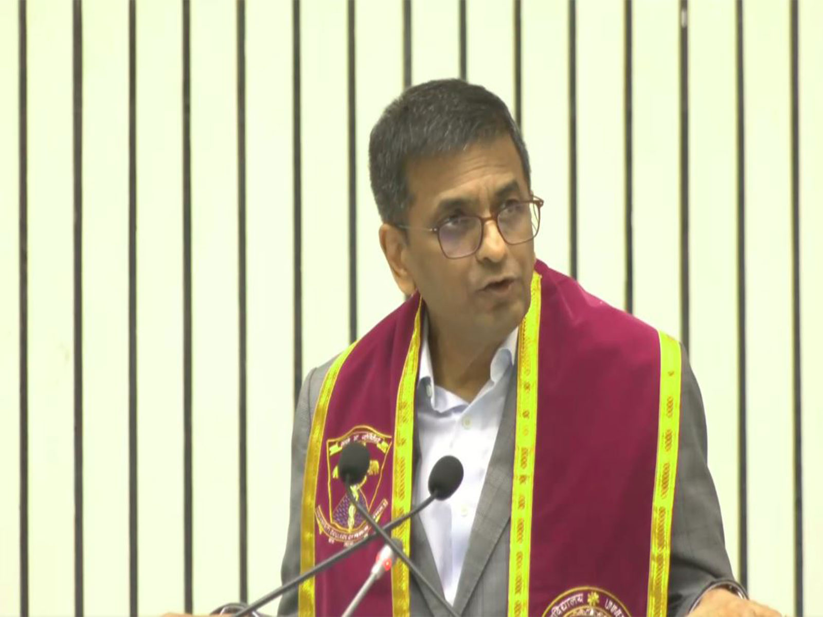 Former Chief Justice of India D Y Chandrachud (Photo/ANI)