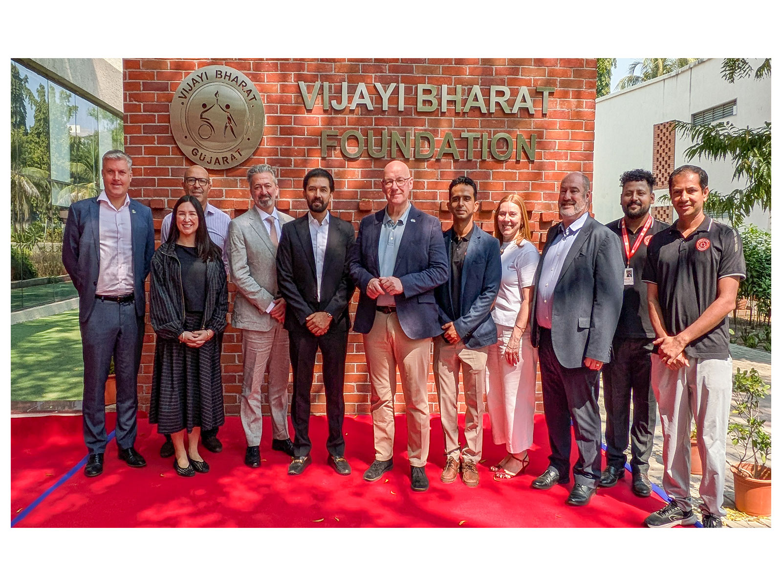 John Swinney MSP, First Minister of Scotland with Scottish Delegation at the Vijayi Bharat Foundation. (Photo: VBF)