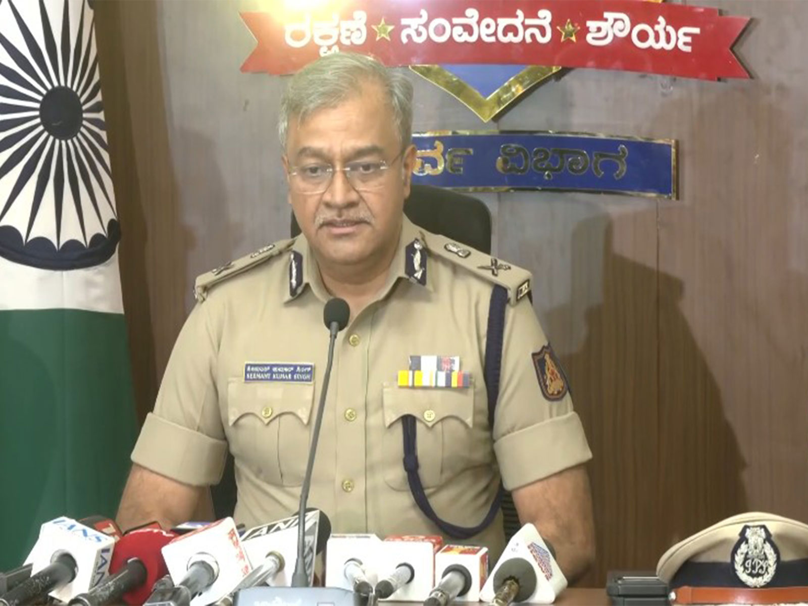 Bengaluru City Police Commissioner Seemanth Kumar Singh (Photo/ANI)