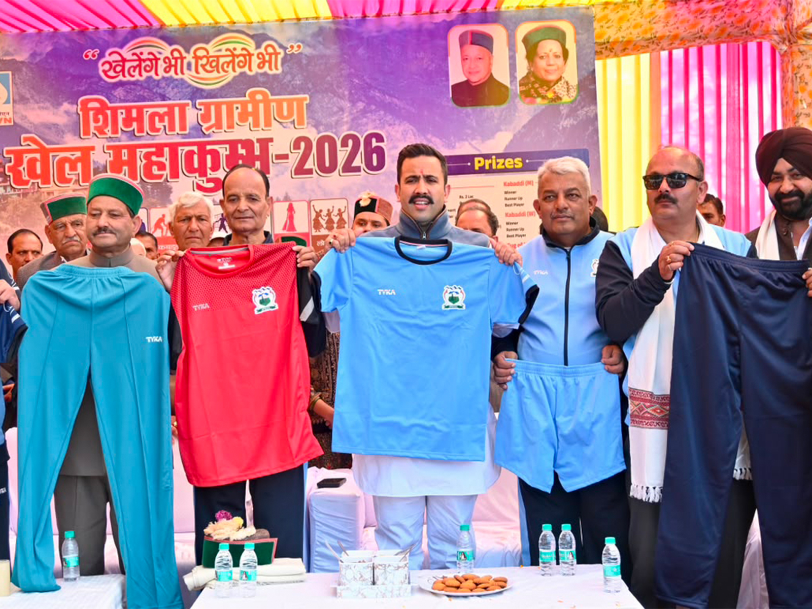 Himachal Pradesh Public Works Department and Urban Development Minister Vikramaditya Singh at the Khel Mahakumbh 2026 (Photo/ANI)