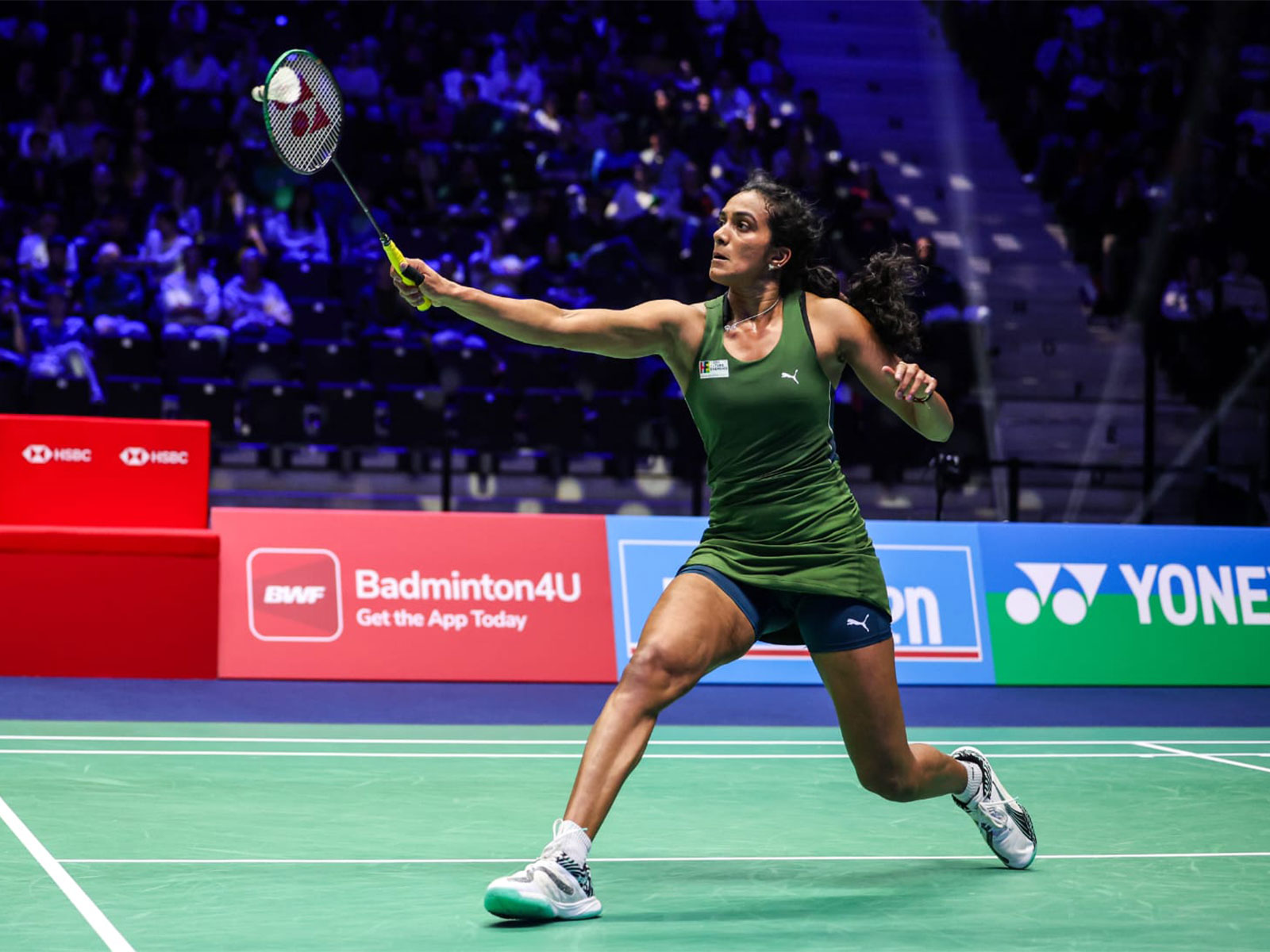 PV Sindhu in action (Photo: ANI)