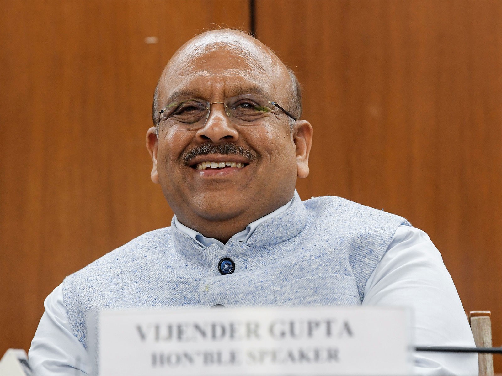 Delhi Legislative Assembly Speaker Vijender Gupta (File Photo/ ANI)