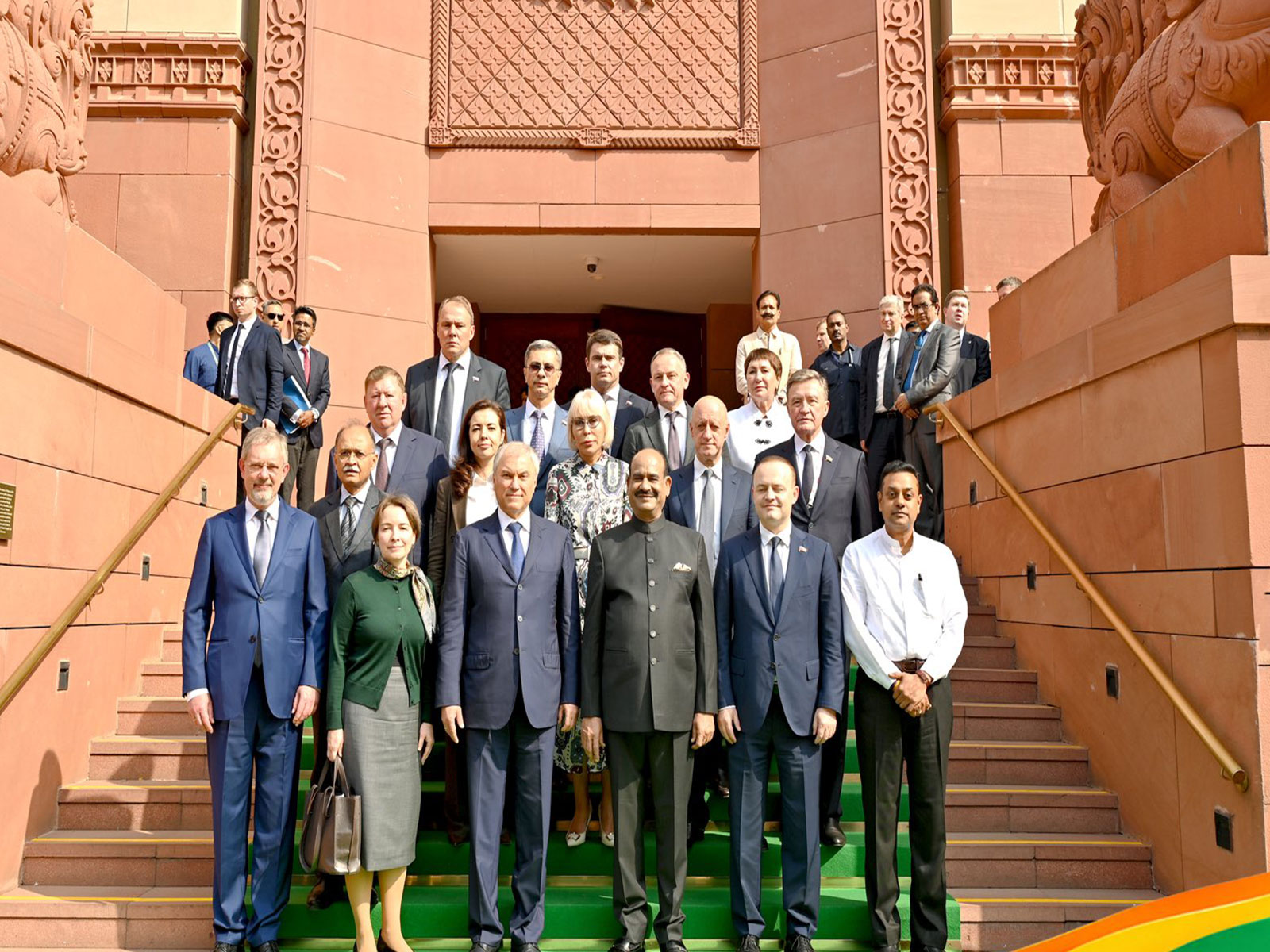 Lok Sabha Speaker Om Birla holds bilateral talks with Chairman of the State Duma of the Federal Assembly of the Russian Federation, Vyacheslav Volodin (Photo/X/@ombirlakota)