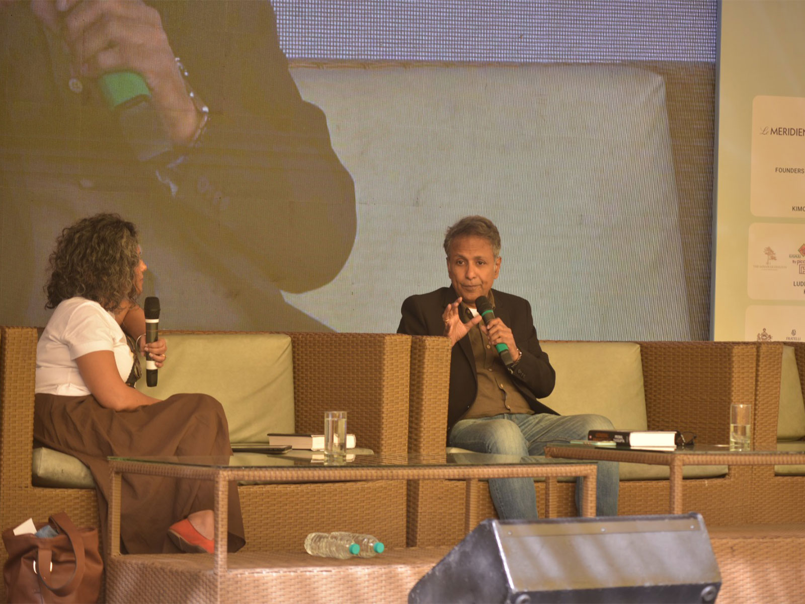 Probal Dasgupta in conversation with Sunetra Choudhury (Photo/KSLF2026)
