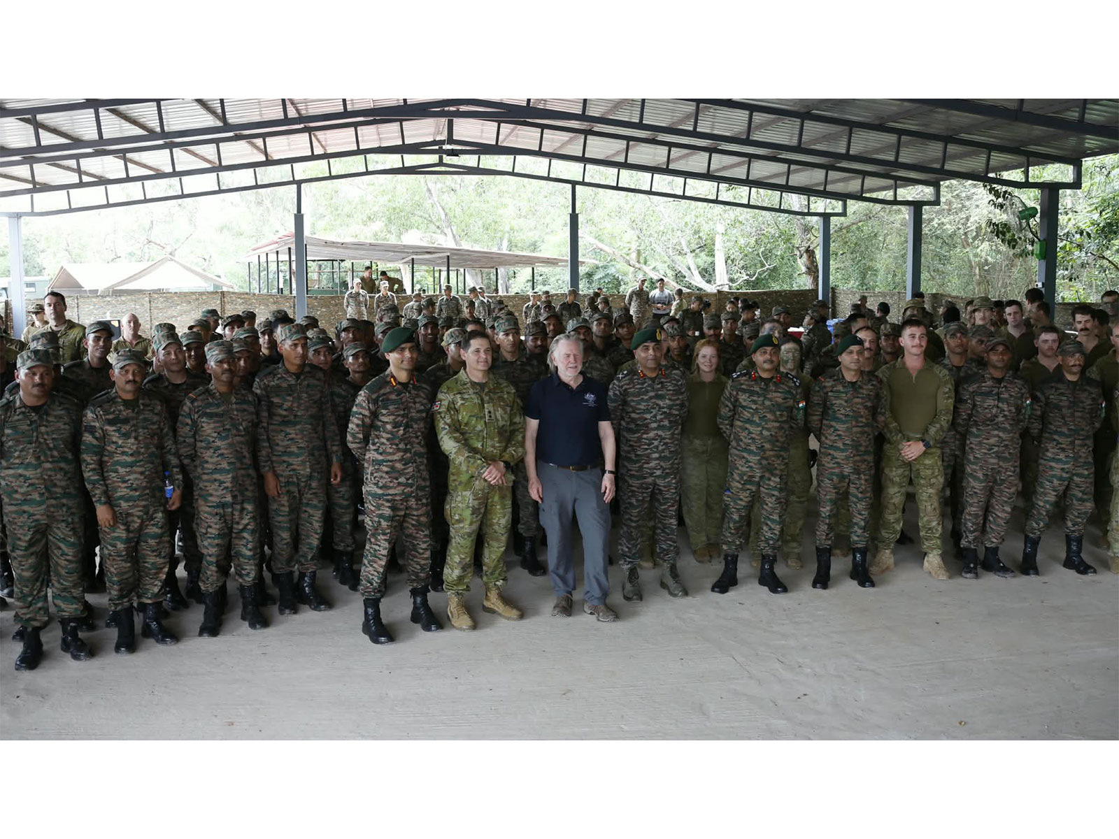 Australian High Commissioner to India Philip Green visits joint military exercise AUSTRAHIND 2026 in Keralam (Photo/X/@AusHCIndia)