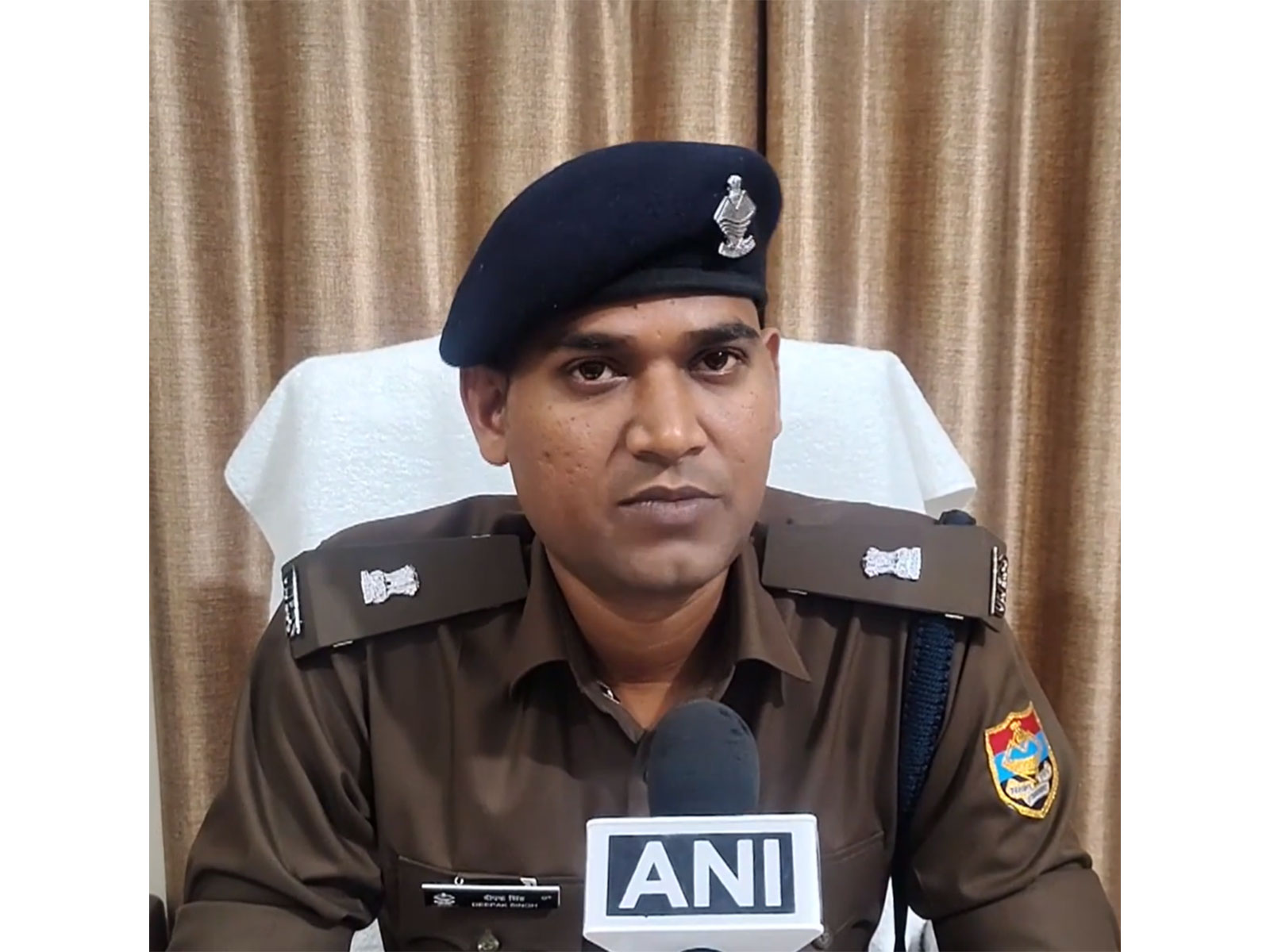 Deepak Singh, SP City, Haridwar on Urmila Sanawar arrest (Photo/ANI)