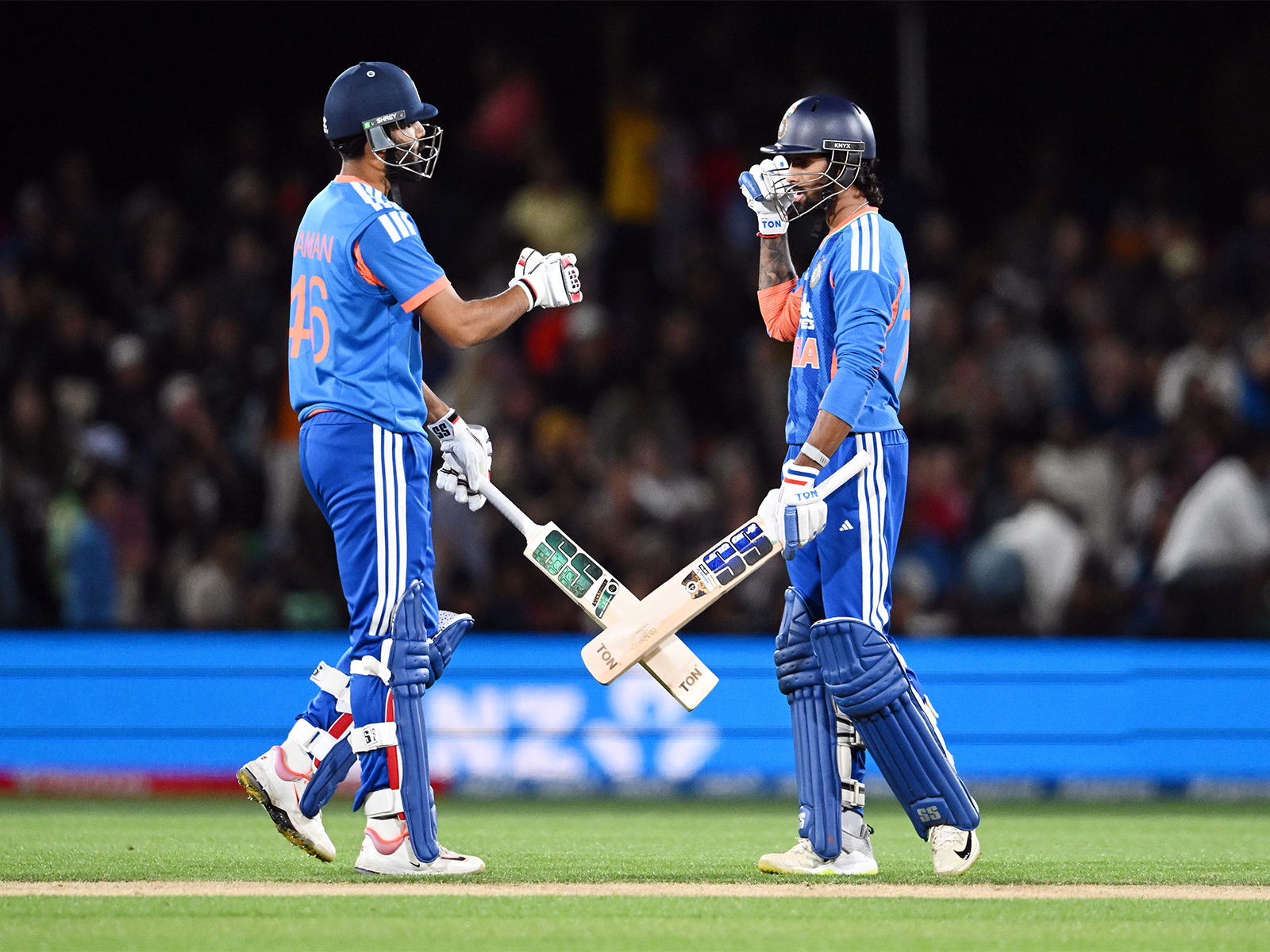 India cricket team players at Hagley Oval. (Photo: ANI)