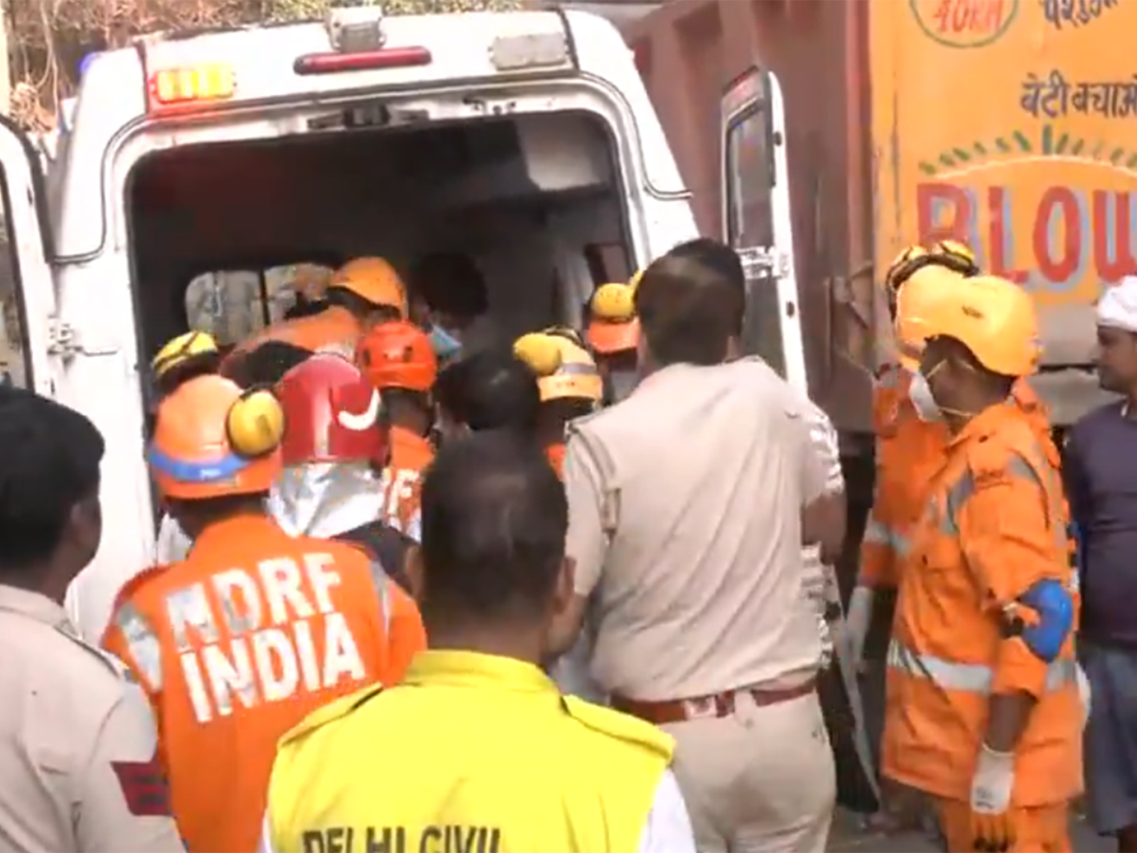 A body recovered from the spot (Photo/ANI)