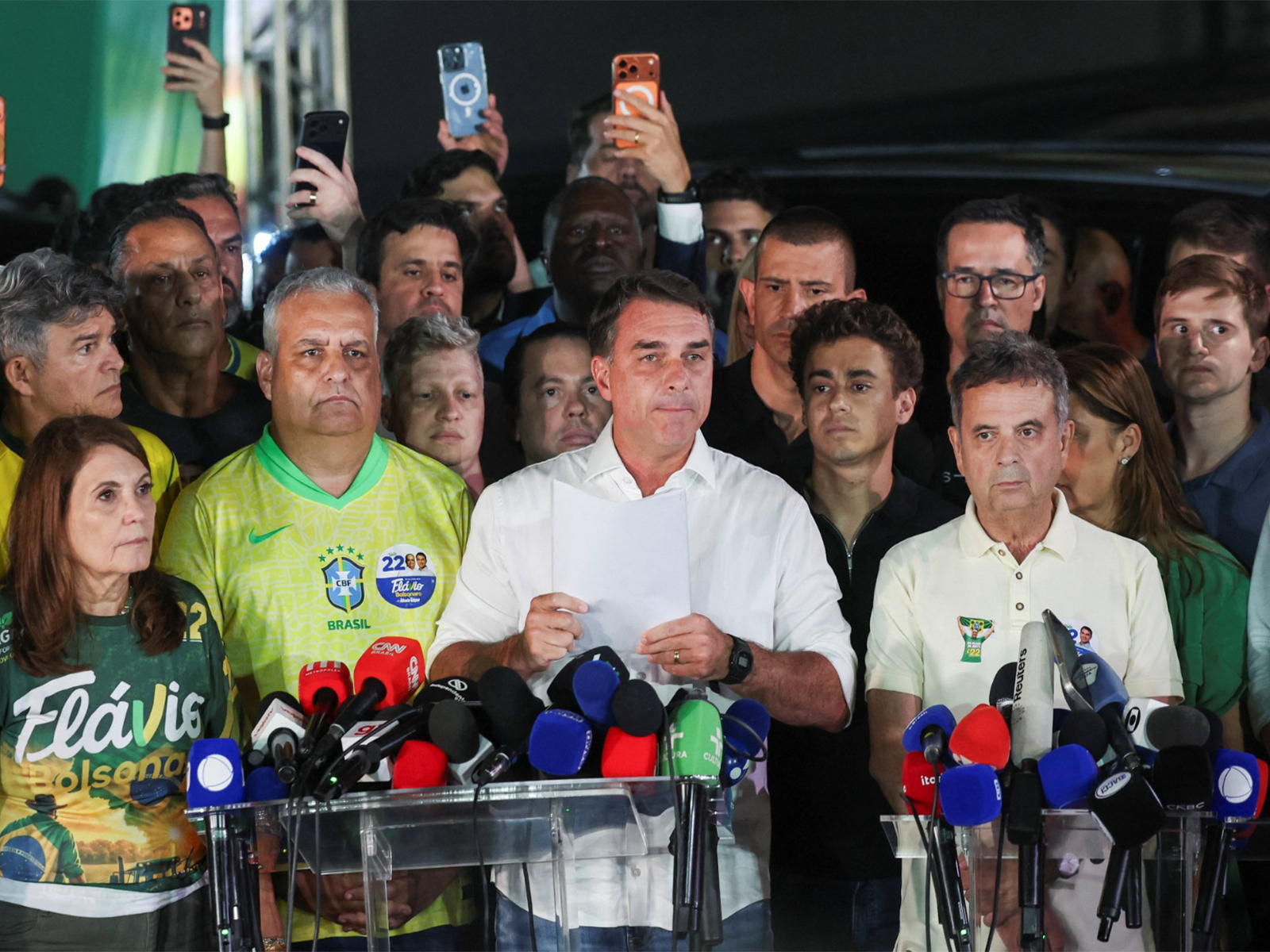 Brazil's far- right candidate Flávio Bolsonaro (Photo/Reuters)