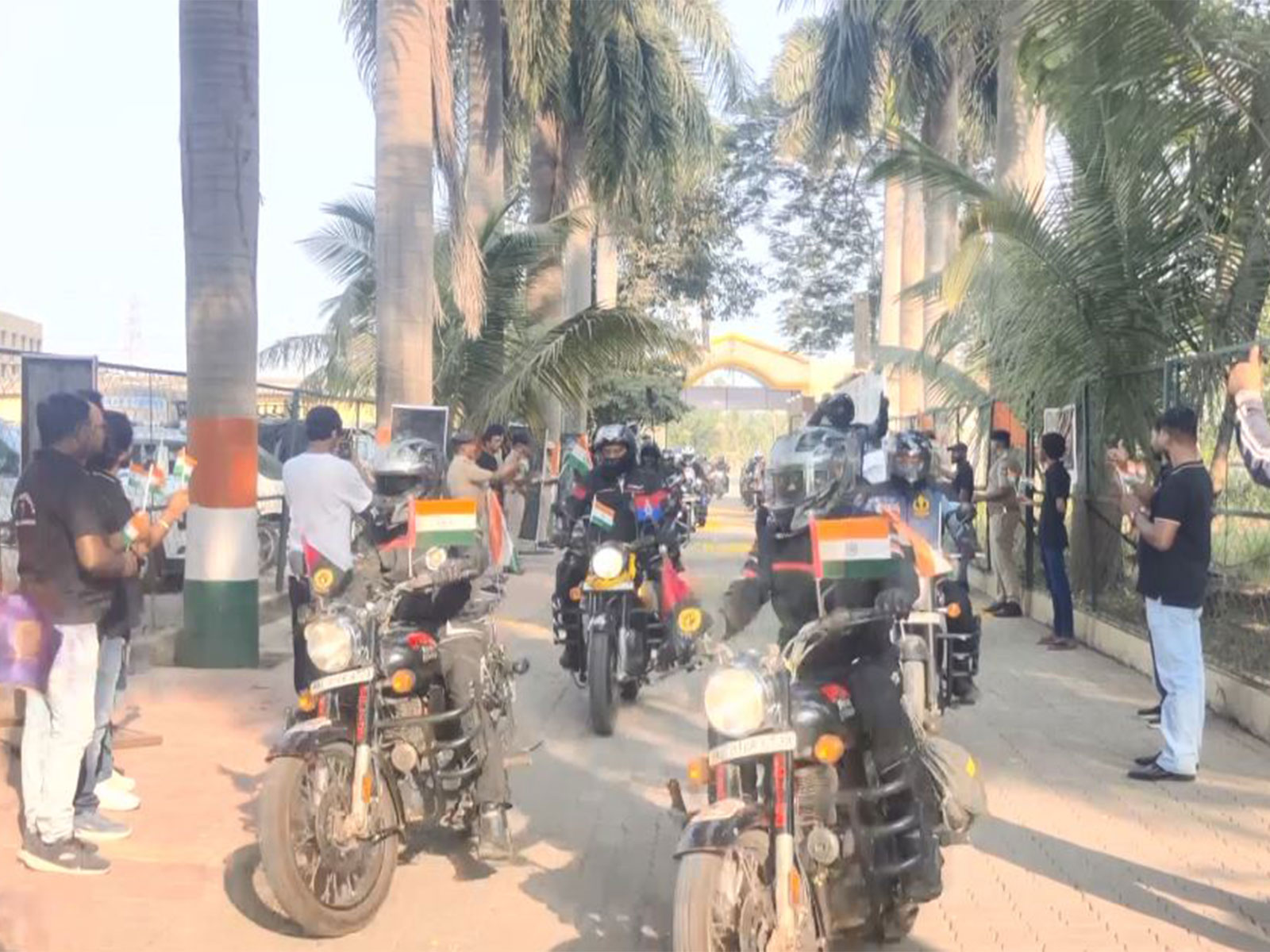  National Unity Rally featuring 150 motorcycles (Photo/ANI) 