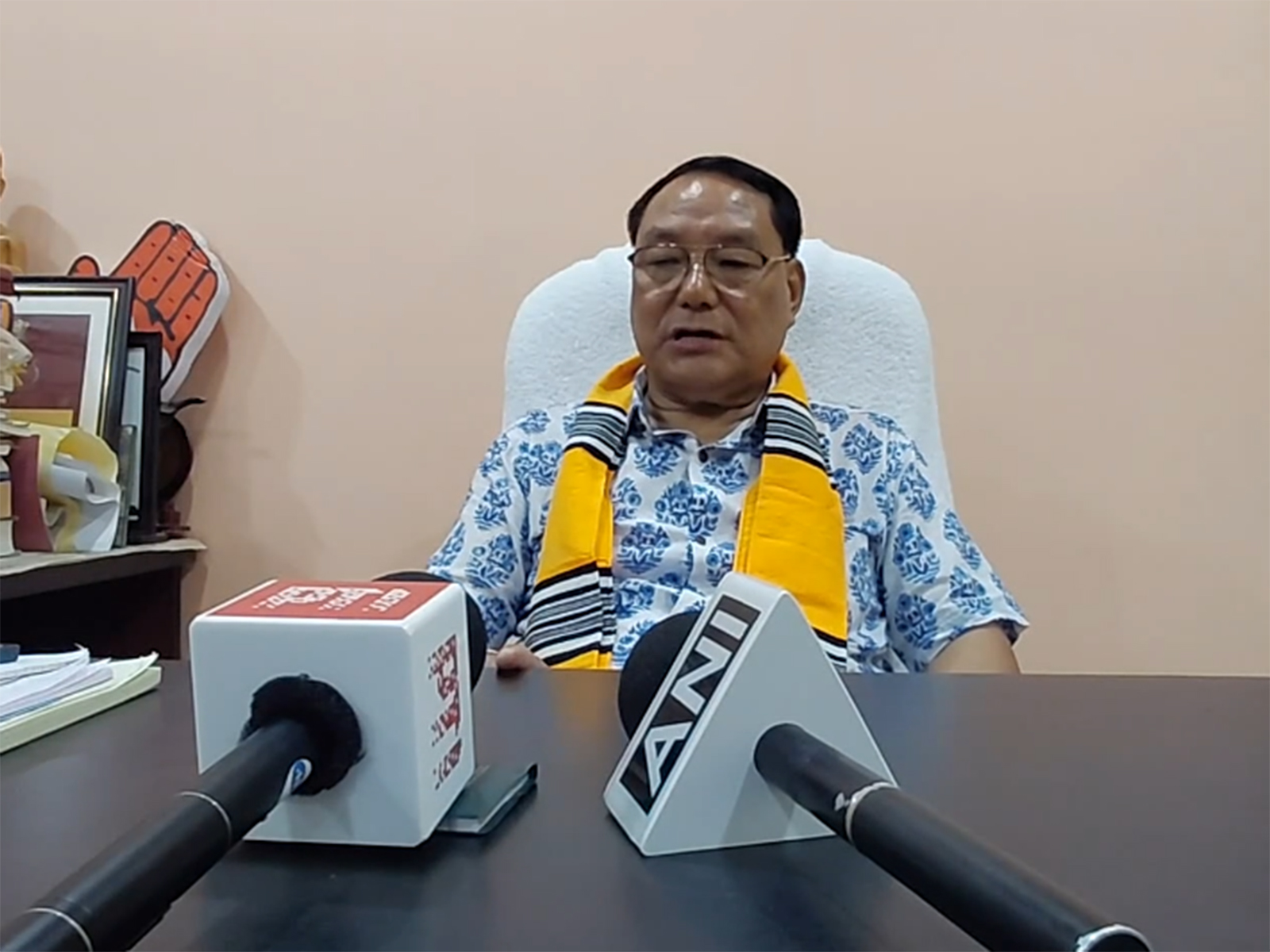 Arunachal Congress chief Bosiram Siram (Photo/ANI)