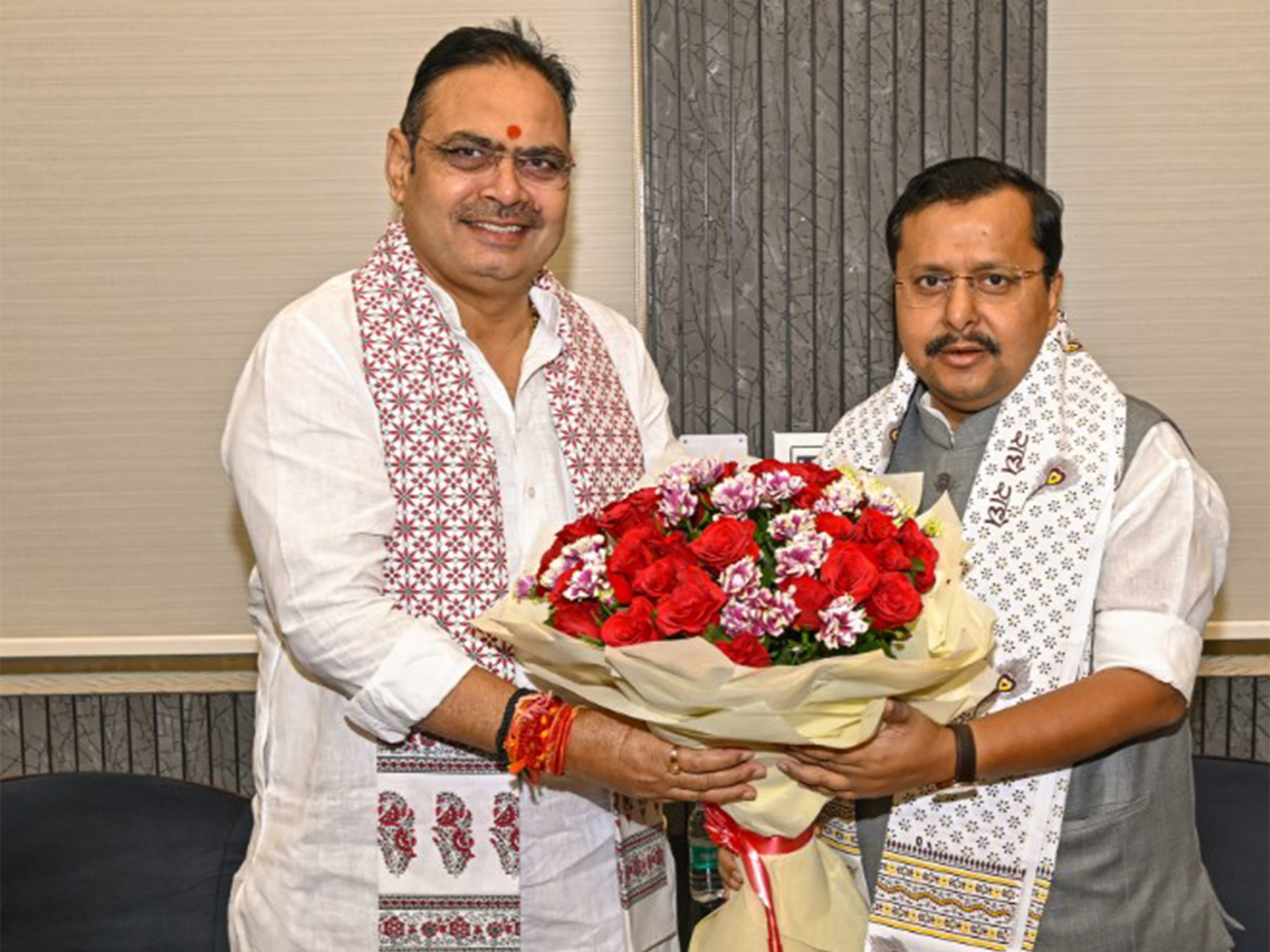 BJP National President Nitin Nabin and Rajasthan Chief Minister Bhajanlal Sharma (Photo/@BhajanlalBjp)