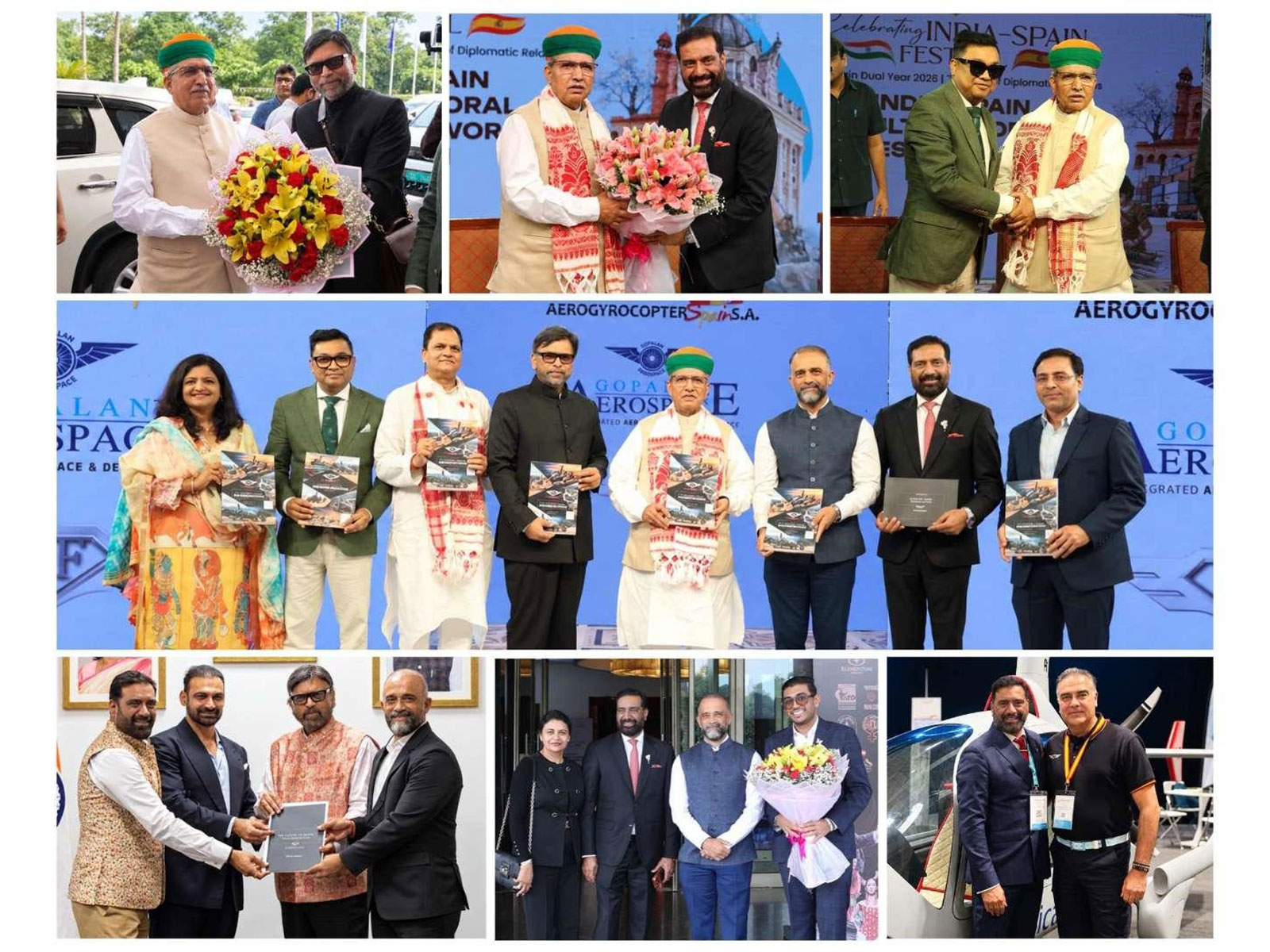 DiamondFly 4 Launched in India in Presence of Union Minister Arjun Ram Meghwal; AeroGyrocopter Spain and Gopalan Aerospace Advance Make in India Collaboration