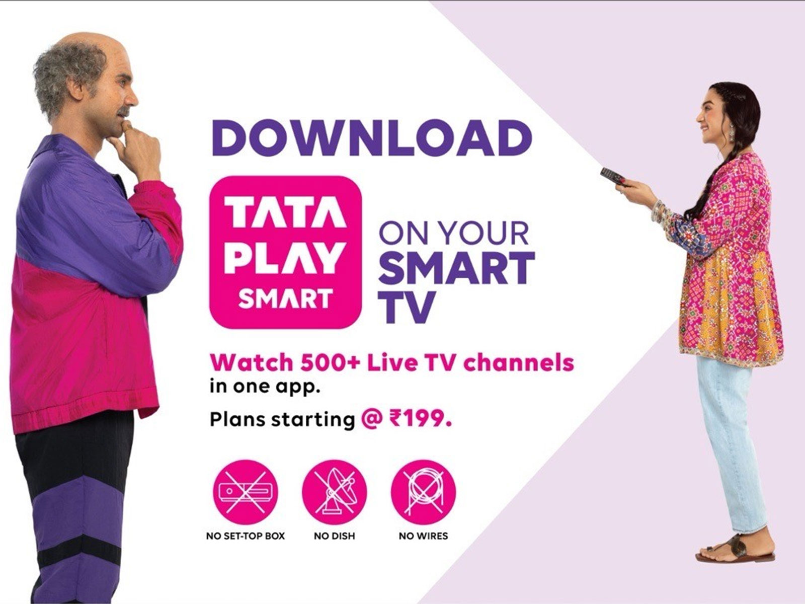 Introducing the Tata Play Smart App: Watch 500+ Live TV Channels on your Smart TV Without a Set-Top Box or Antenna