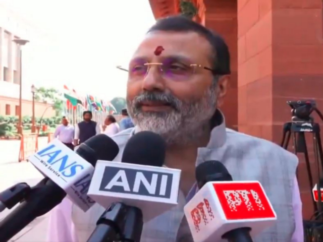 Bharatiya Janata Party (BJP) MP Nishikant Dubey (Photo/ANI)
