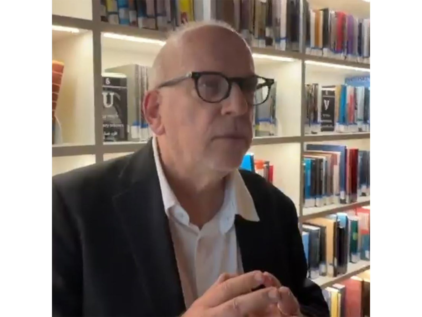 Senior Israeli journalist Yaron Decel (Photo/ANI)