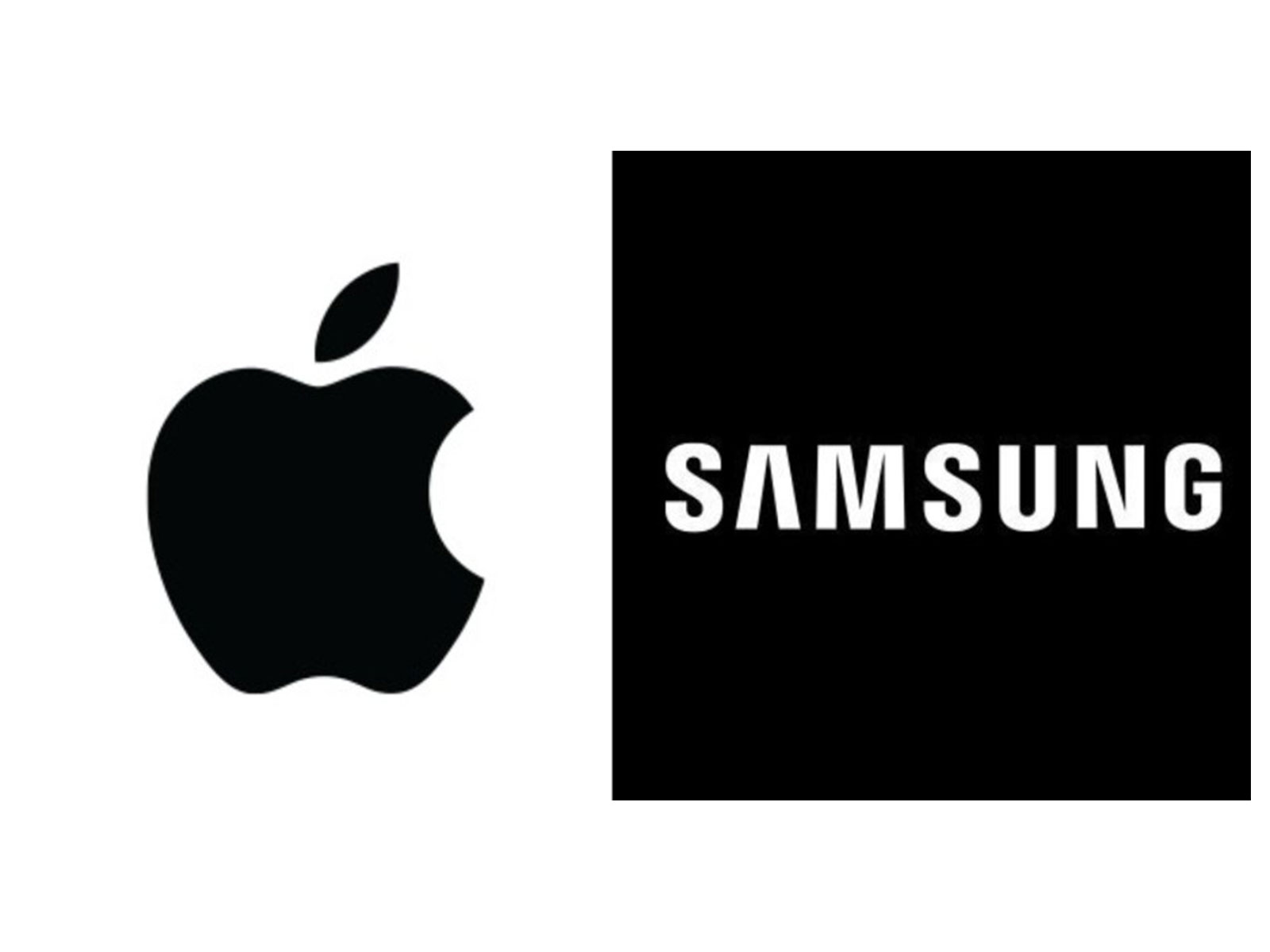 Apple, Samsung logo (Photo/Apple, Samsung)