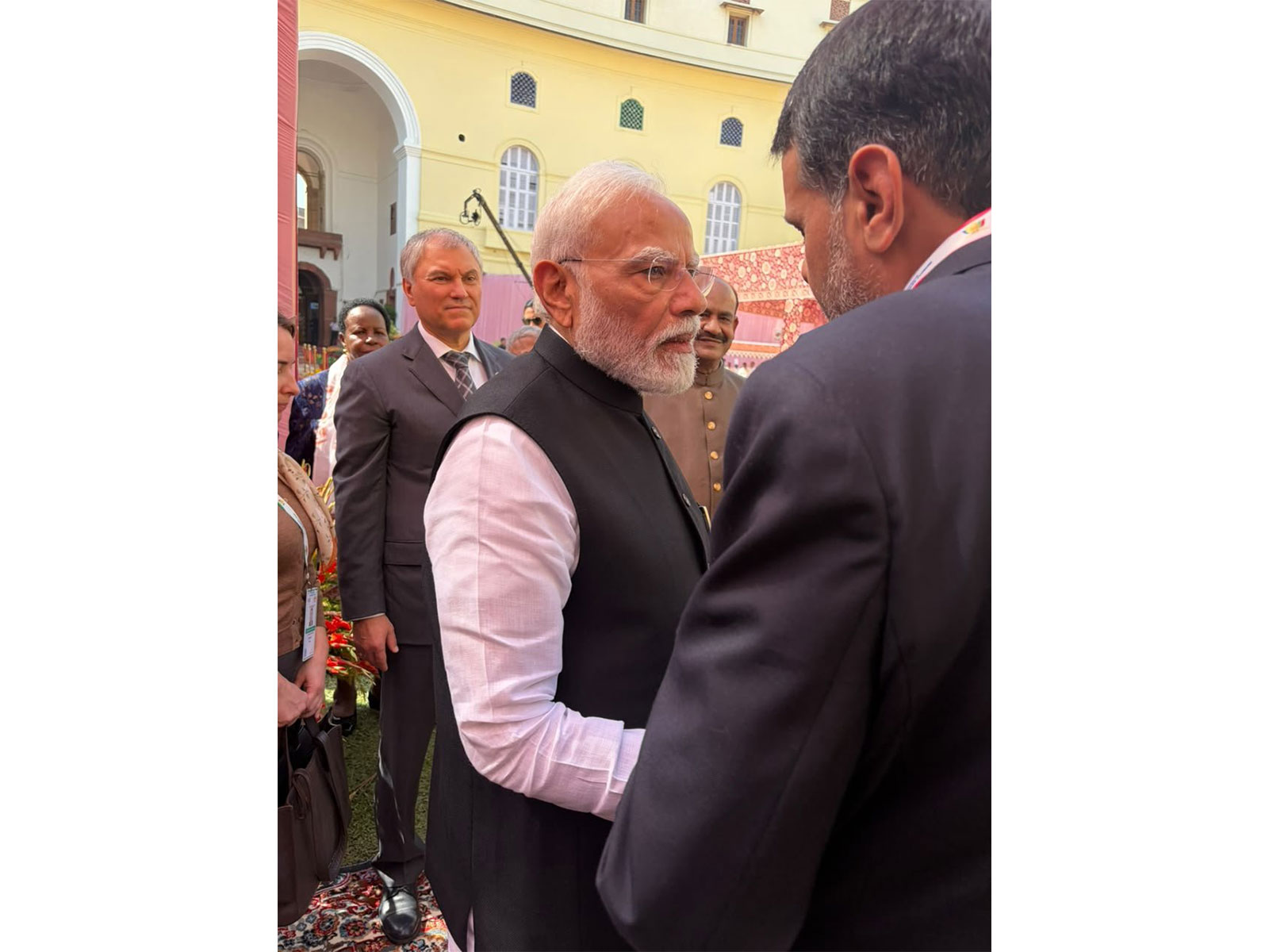 PM Modi receives Iranian delegates for BRICS Parliamentary Forum (Photo/X/@Iran_in_India)
