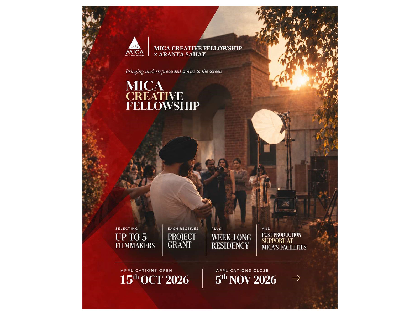 MICA and Aranya Sahay Launch Fellowship to Support Filmmakers from Marginalised Communities