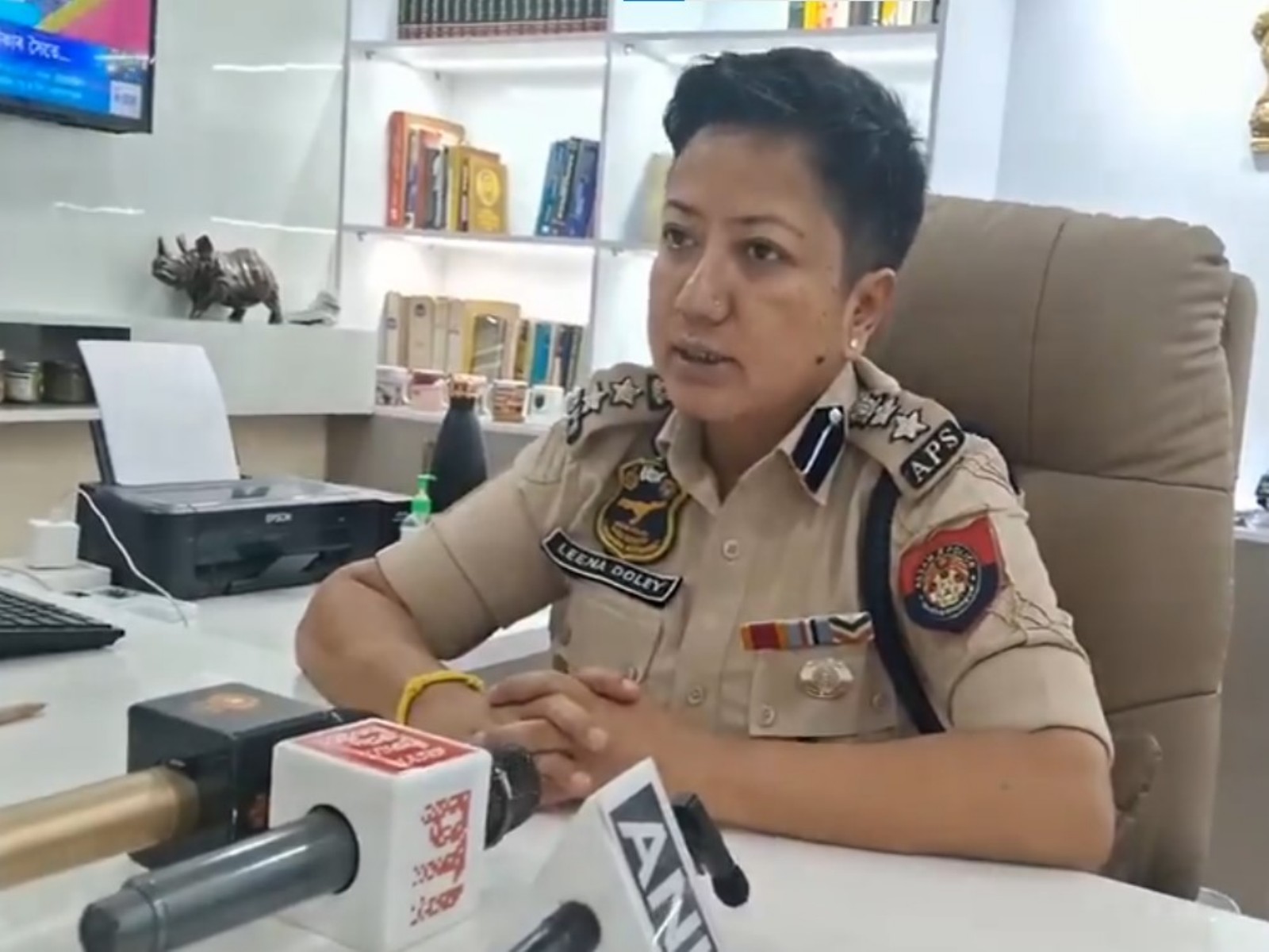SSP Leena Doley (Photo/ANI)