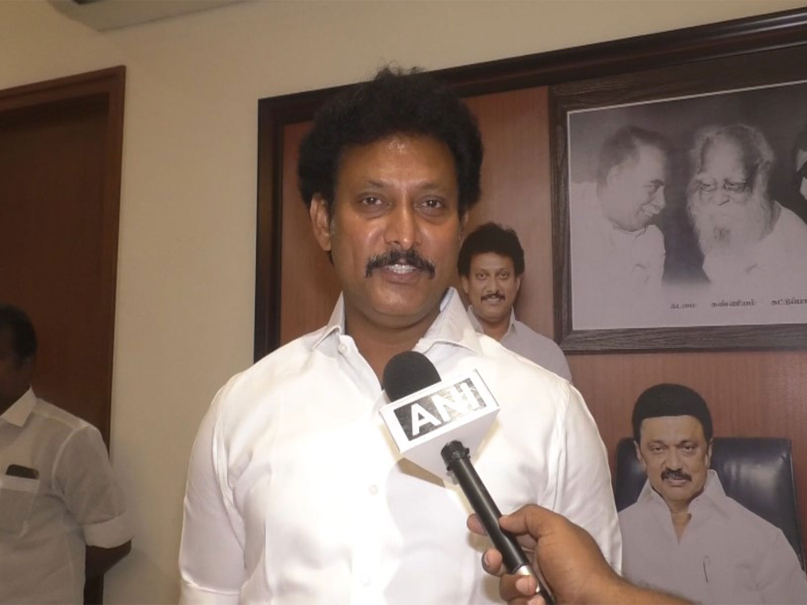 DMK leader Anbil Mahesh Poyyamozhi (FilePhoto/ANI)
