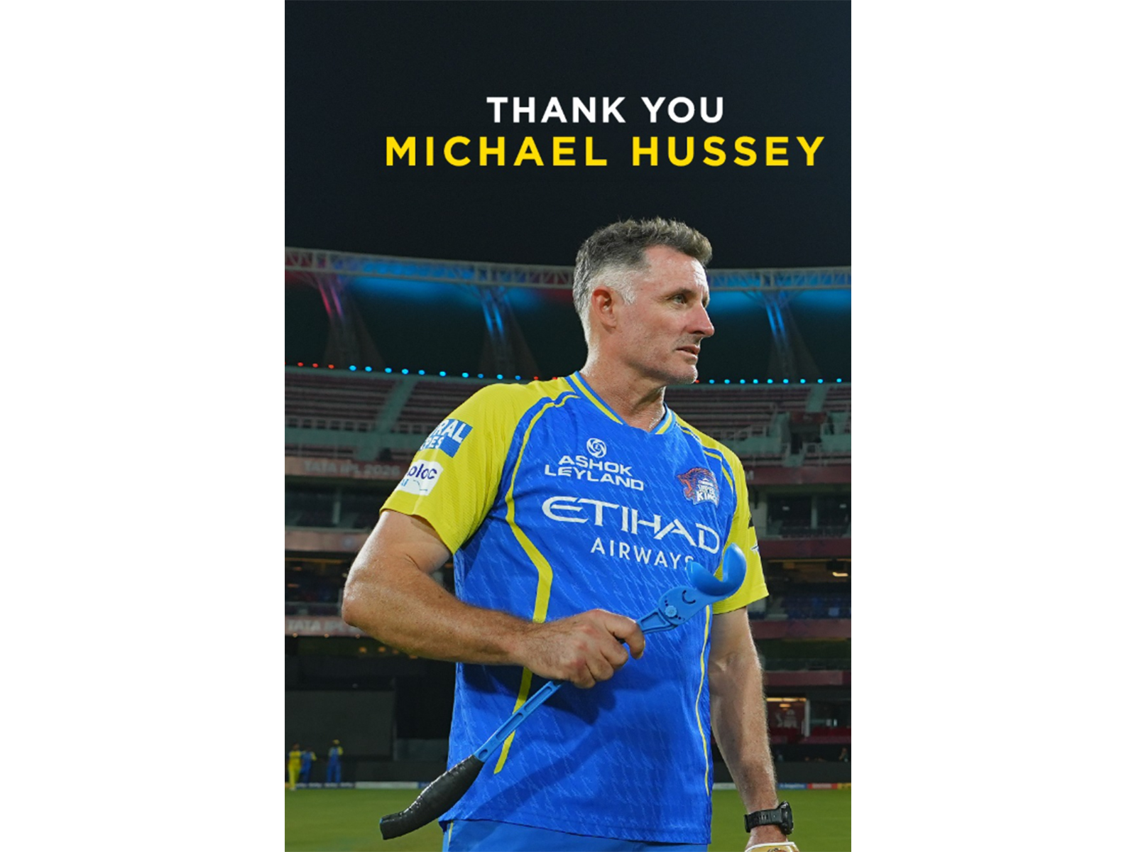 Mike Hussey. (Photo: Instagram/ Chennai Super Kings)