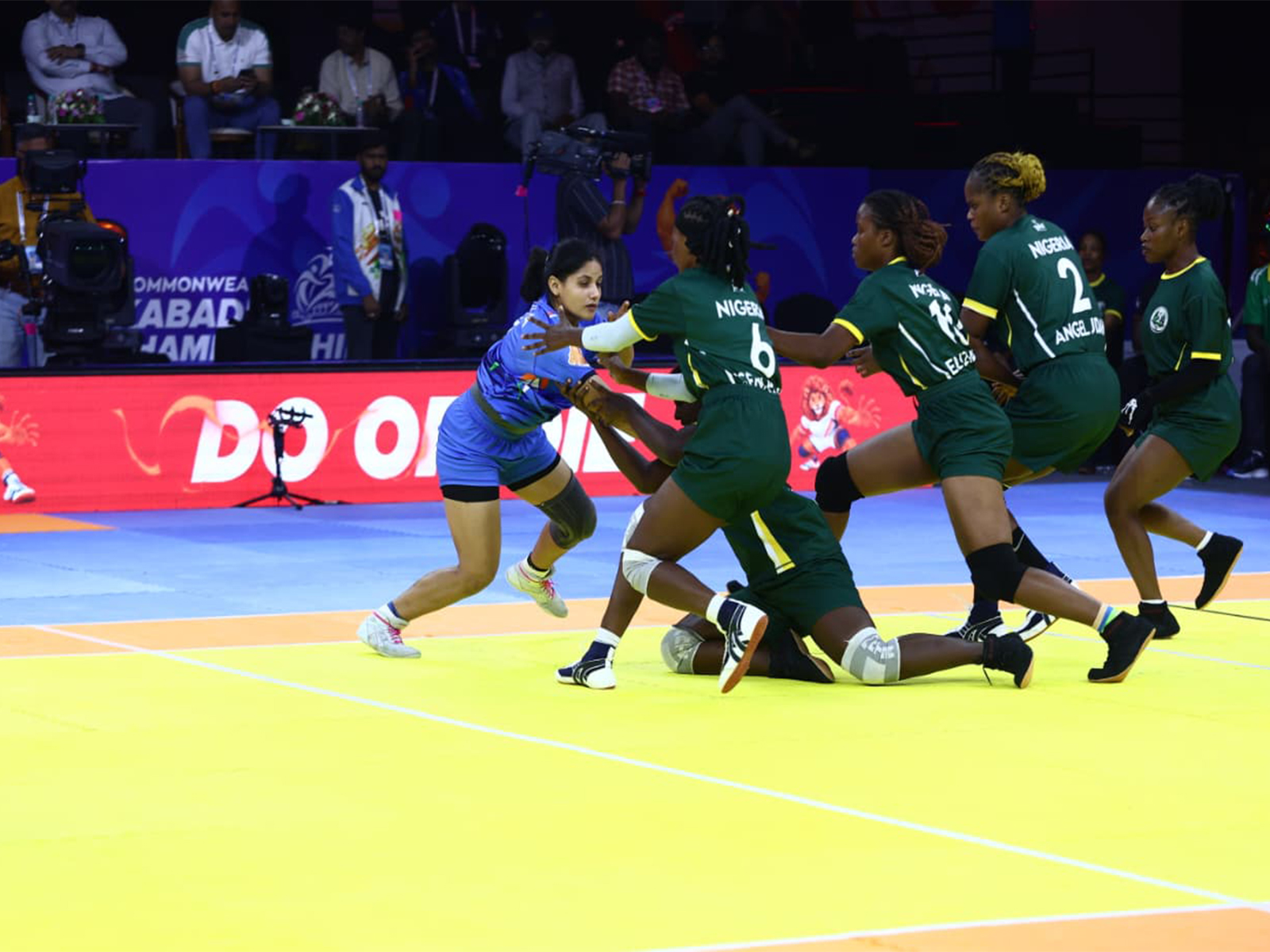 India women beat Nigeria to enter semis of Commonwealth Kabaddi Championship. (Photo: CKC)