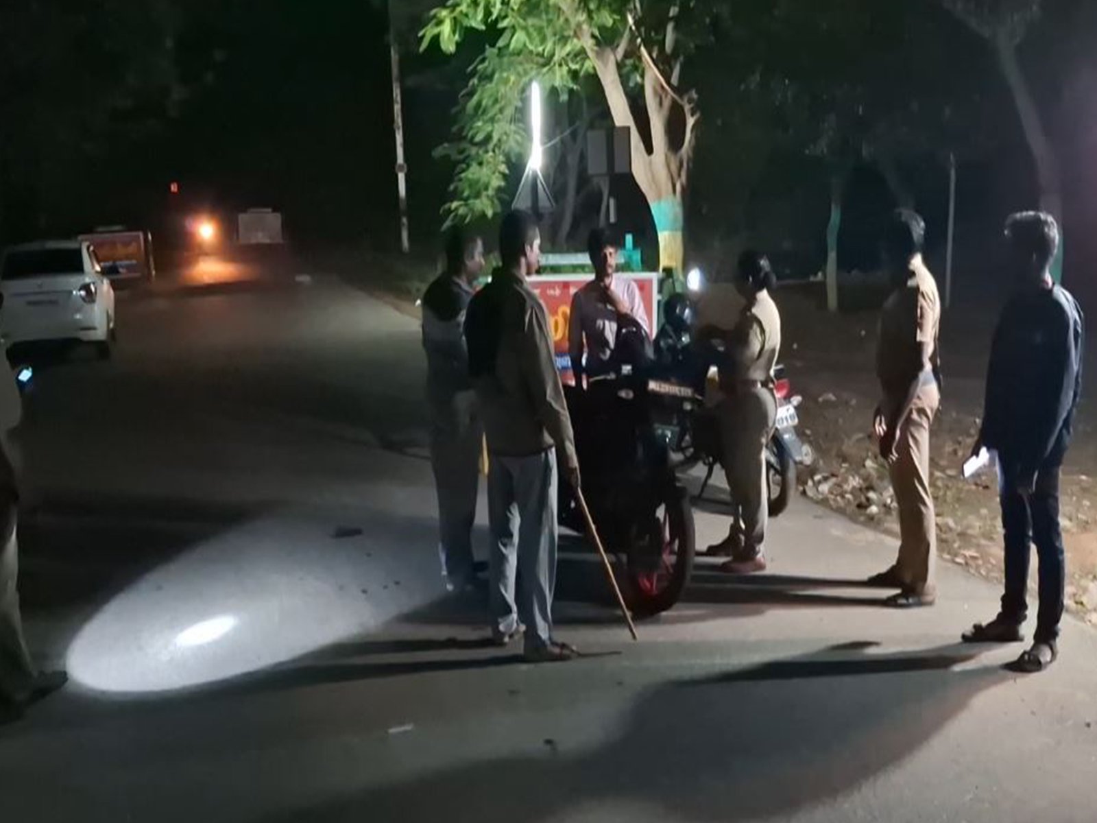 Intensive vehicle checks being carried out by police (Photo/ANI)