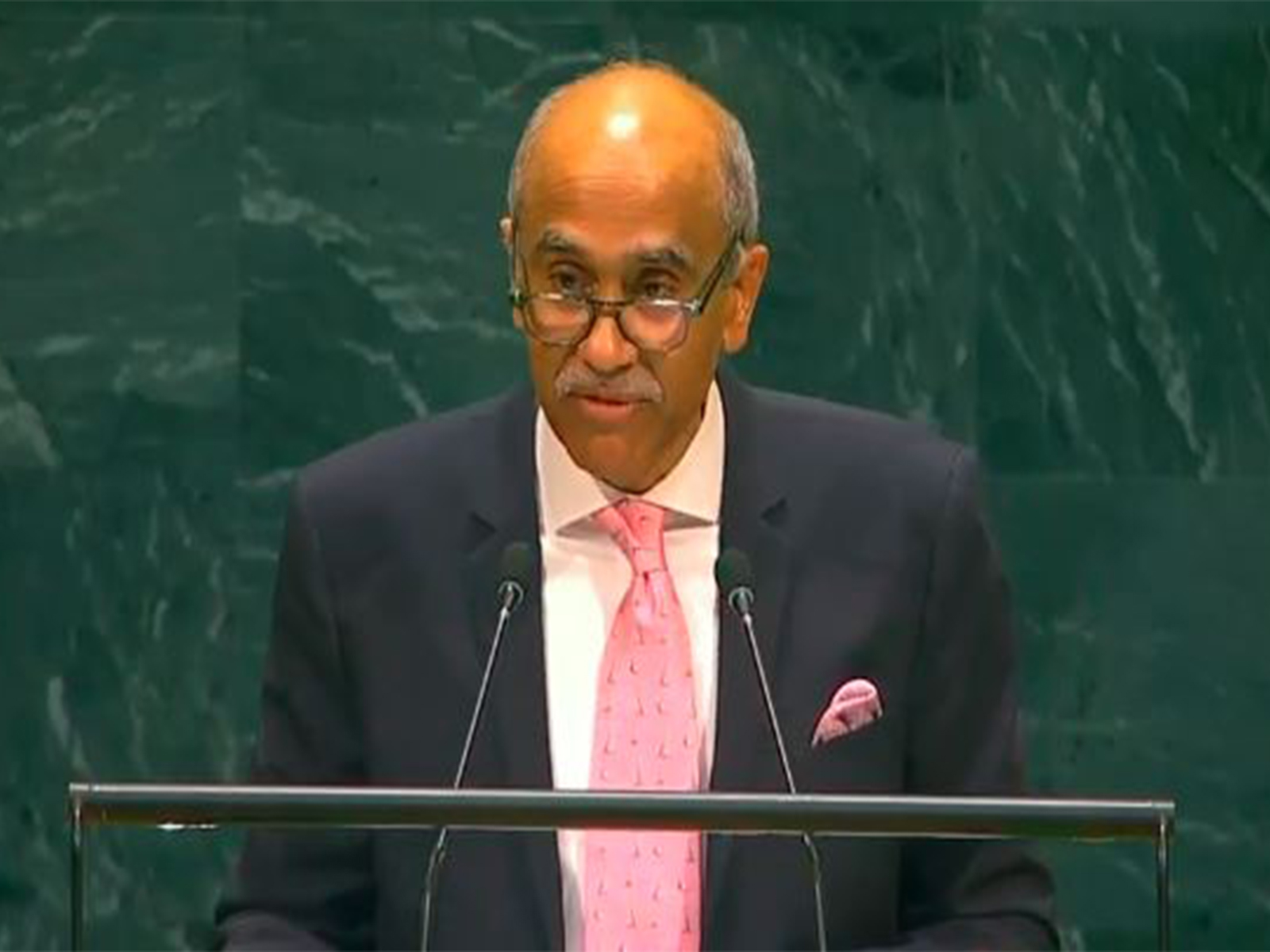 India's Permanent Representative to the UN, Ambassador Harish Parvathaneni (Photo/X@AmbHarishP)