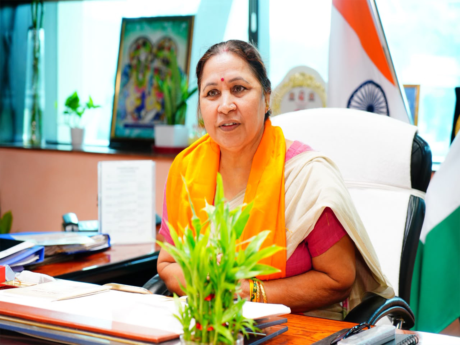 Satya Sharma, Chairperson, MCD Standing Committee (Photo: Office of the Chairperson, Standing Committee, Municipal Corporation of Delhi)