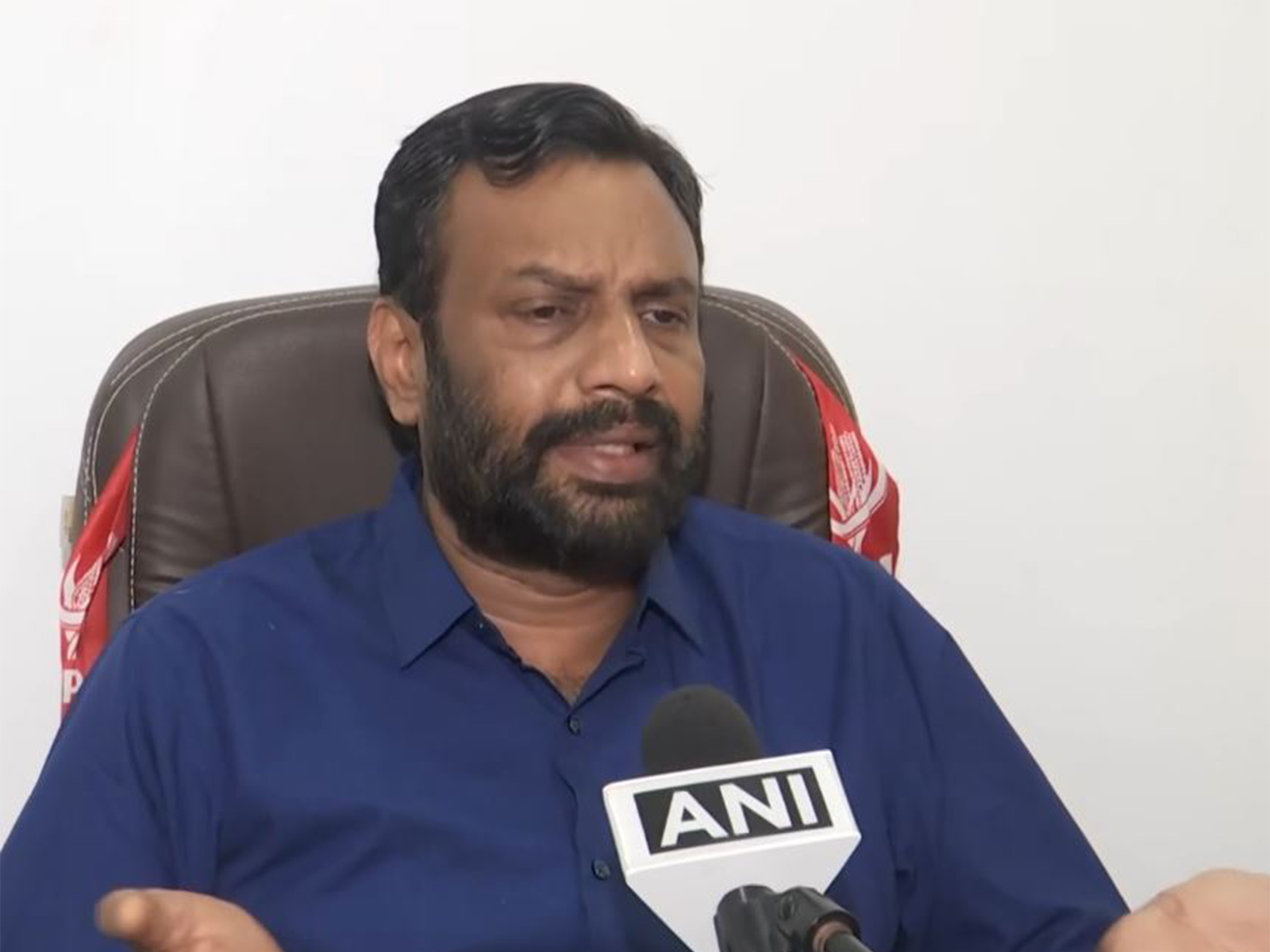 Communist Party of India (CPI) MP P Sandosh Kumar (Photo/ANI)