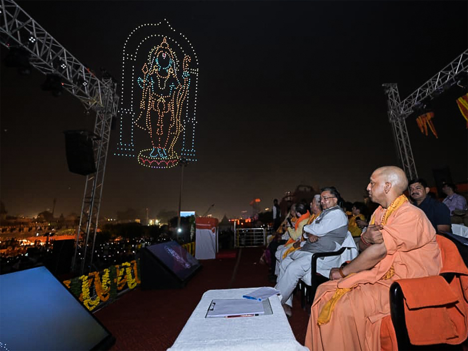 Deepotsav celebrations in Ayodhya 2025 (Photo/ANI)