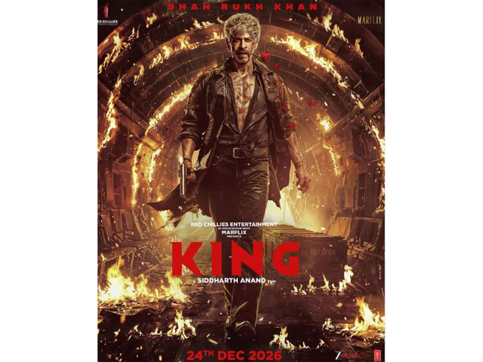Poster of King (Image source: SRK's Instagram)