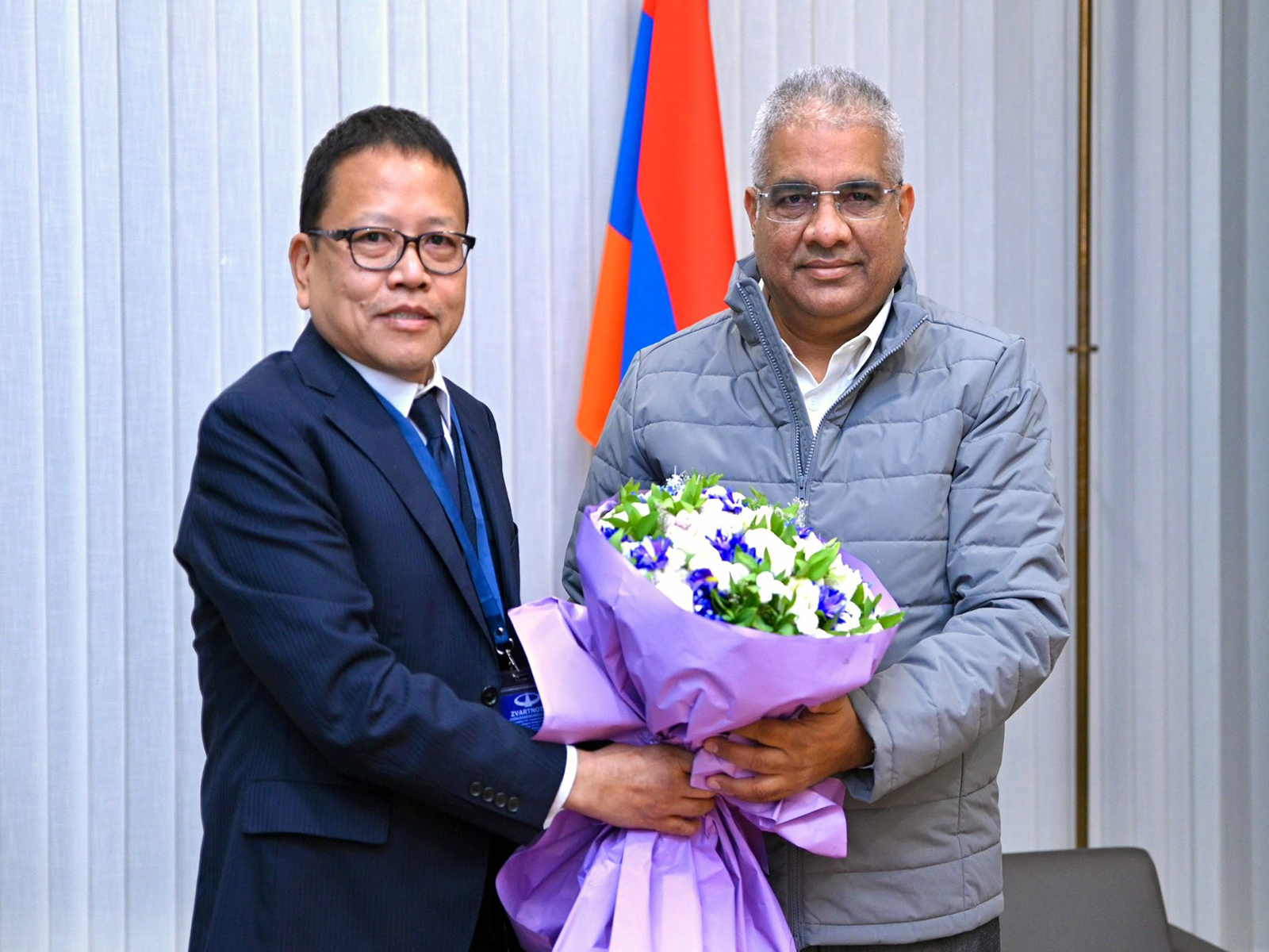 Union Minister Bhupender Yadav arrives in Armenia (Photo/X/@byadavbjp)