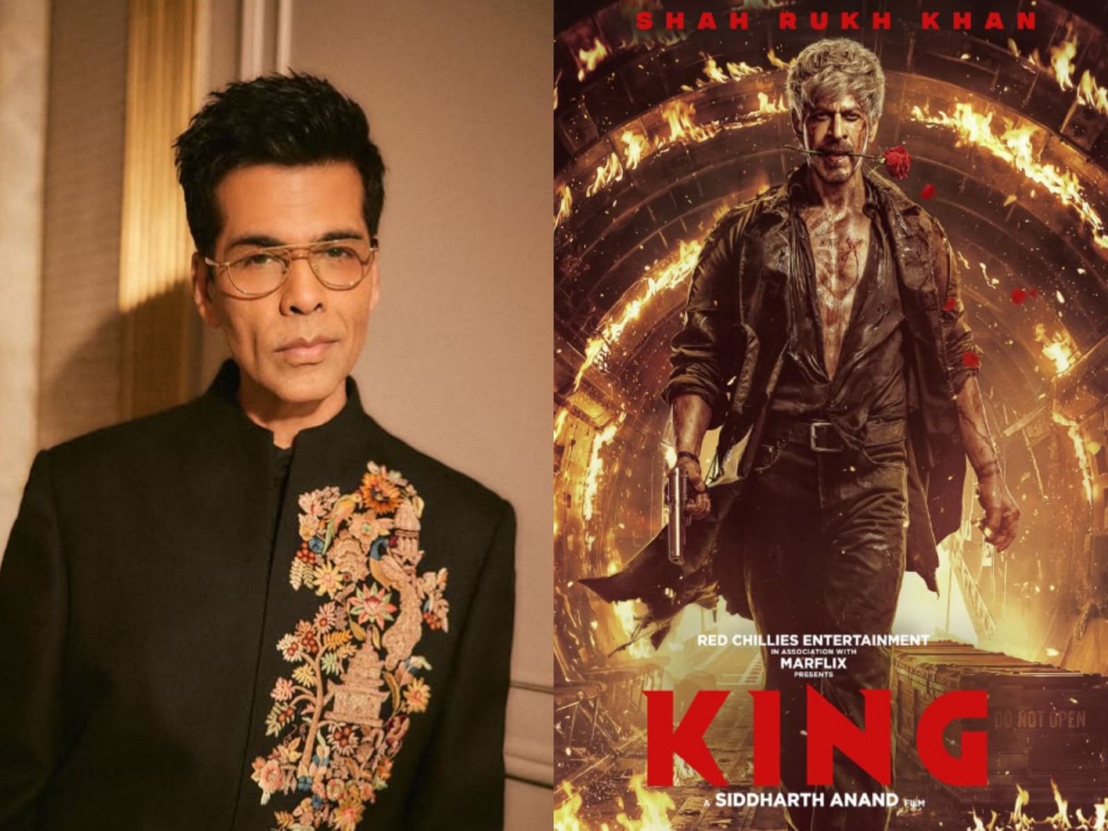 Karan Johar, Poster of 'King' (Photo/Instagram/@karanjohar)