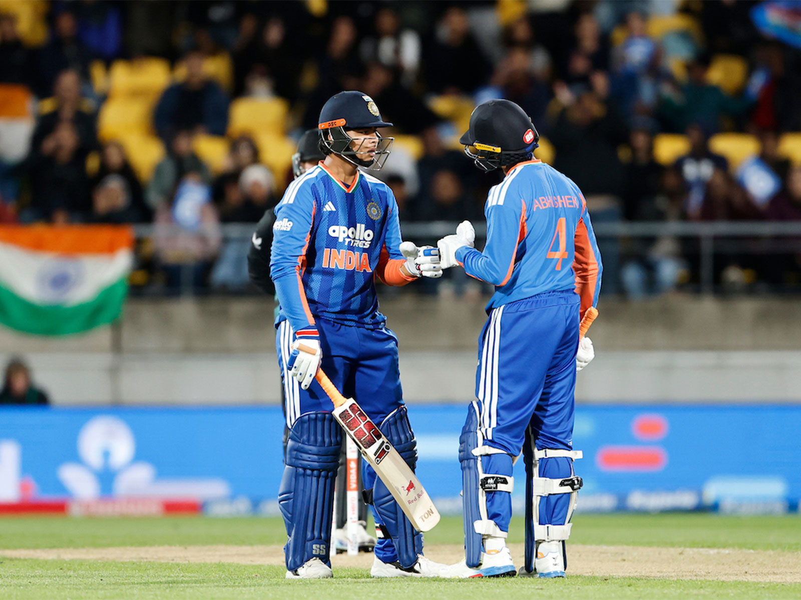 Abhishek Sharma and Vaibhav Sooryavanshi. (Photo: @BCCI X)