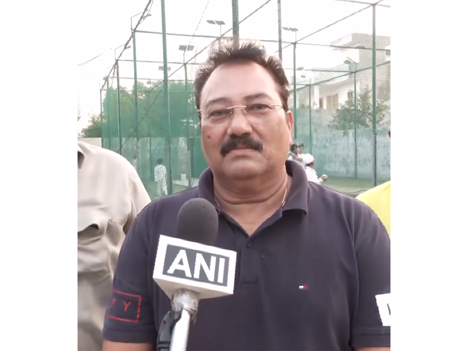 Abhishek Sharma's father, Rajkumar Sharma (Photo: ANI)