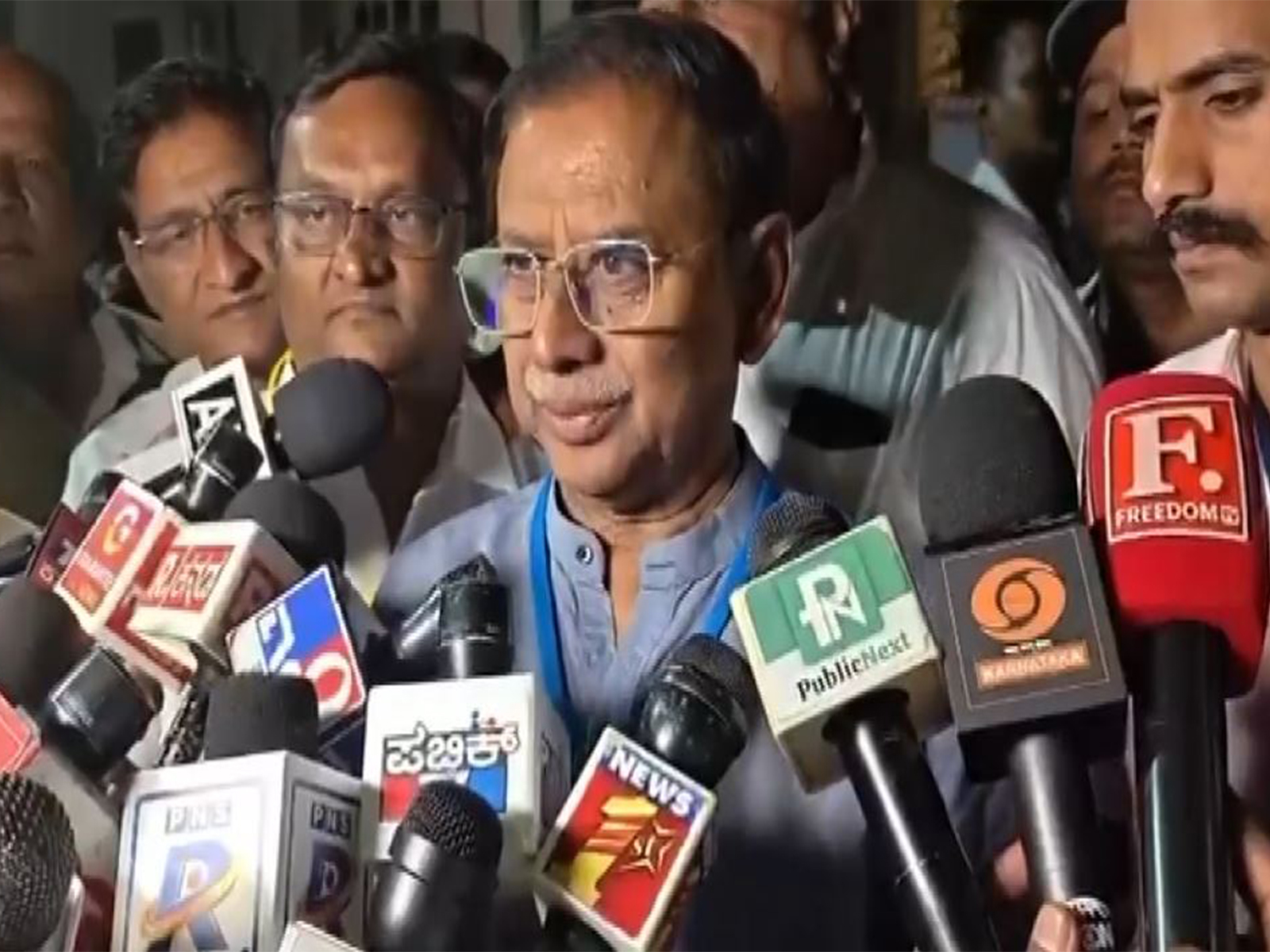 Bharatiya Janata Party (BJP) leader and newly elected MLC S.V. Sankanur (Photo/ANI)