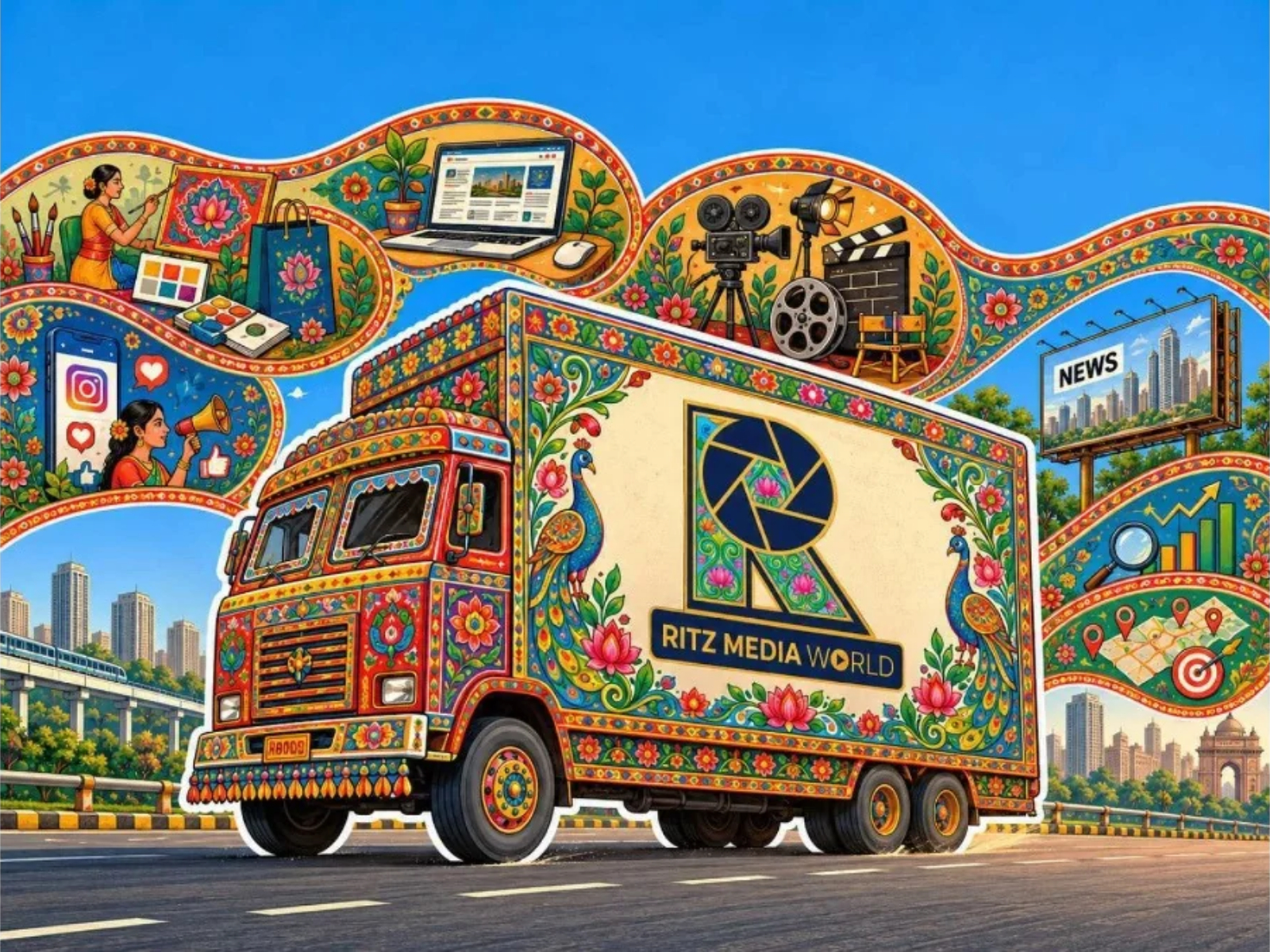 Ritz Media World has a lot to show and a lot to say; The new website gathers all of it in one place.