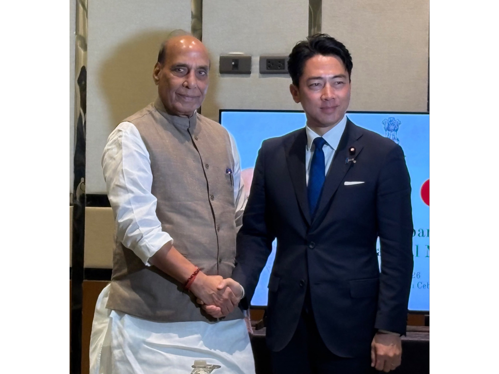 Defence Minister Rajnath Singh meets Japanese counterpart, Shinjiro Koizumi (Photo/X/@rajnathsingh)