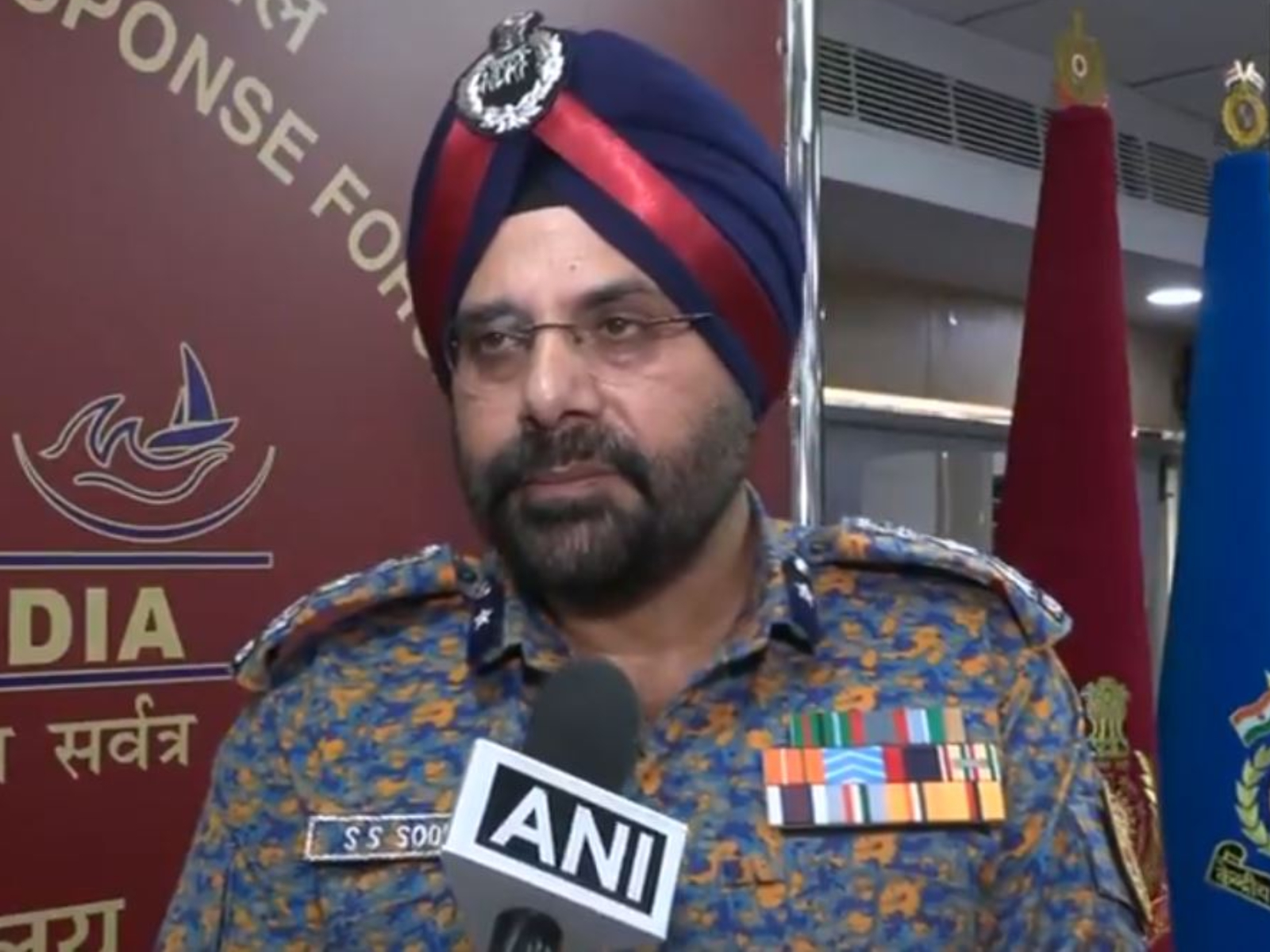 NDRF DIG (Operations) SS Soodan (Photo/ANI)