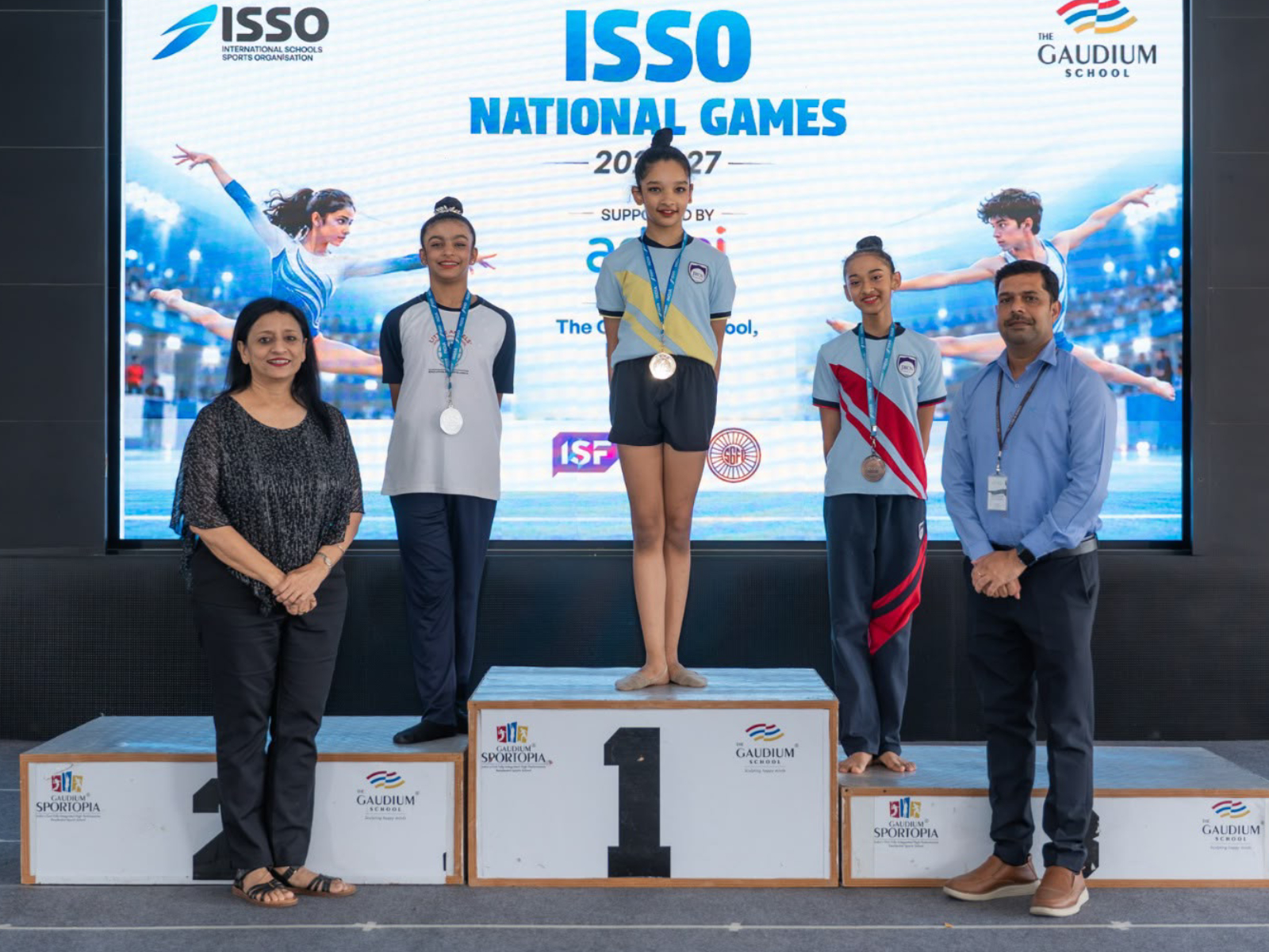 ISSO National Gymnastics Championship concluded at The Gaudium School, Hyderabad (Photo: ISSO)
