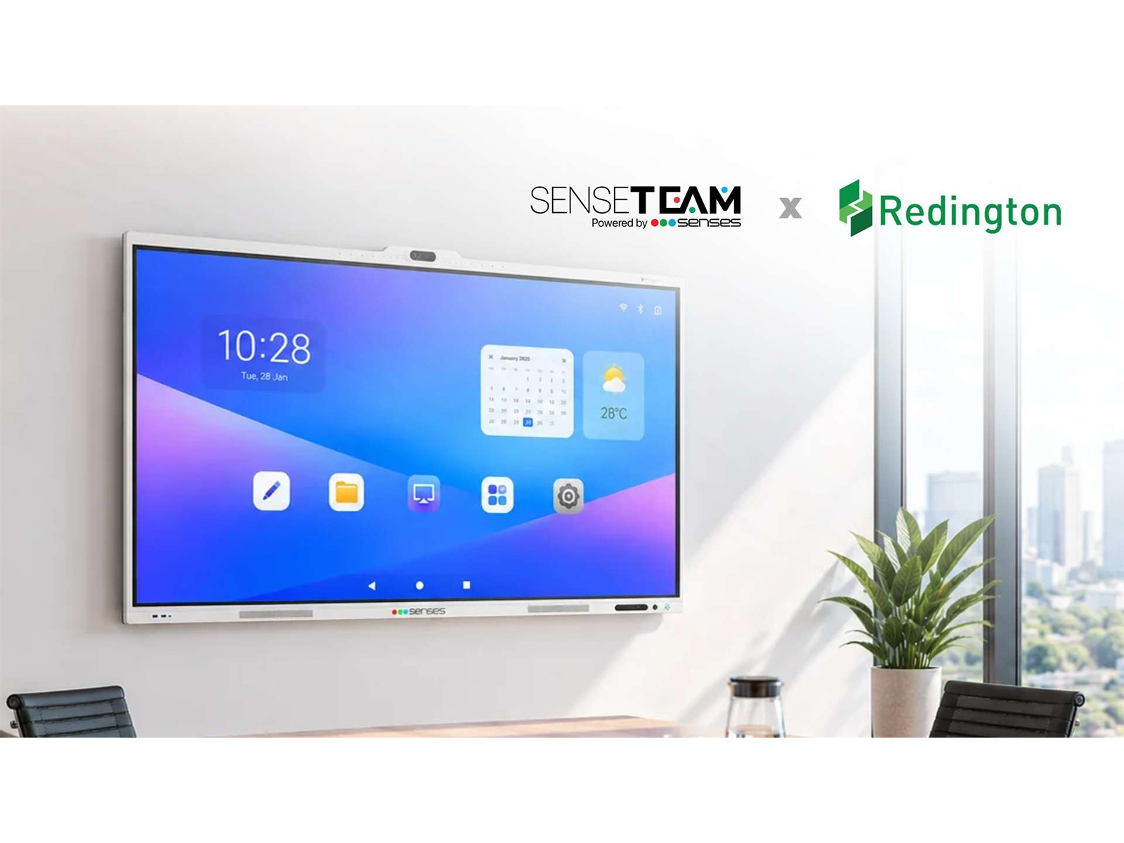 Senses Electronics Joins Redington’s Portfolio, Bringing SenseTeam, India’s First Interactive Panel with QLED Technology, to Corporate Meeting Rooms