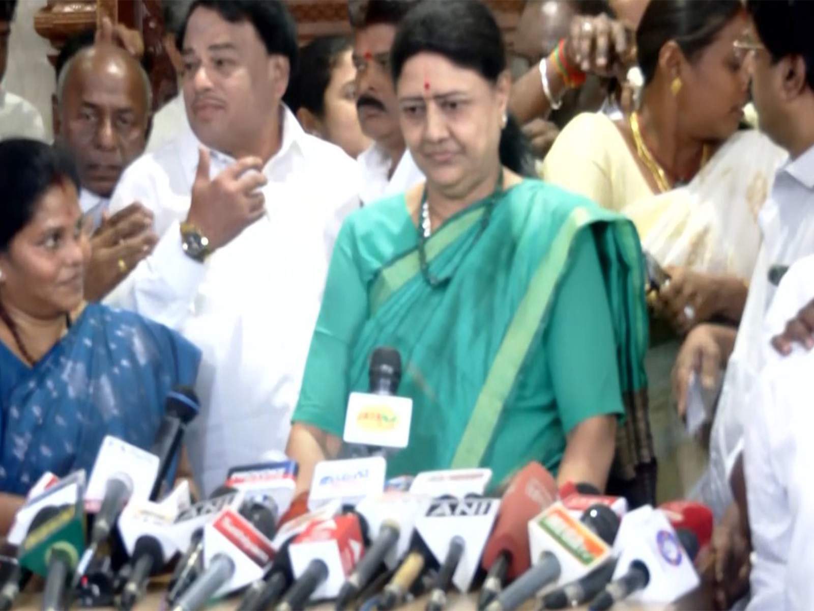 Former General Secretary of AIPTMMK VK Sasikala (File Photo/ANI)