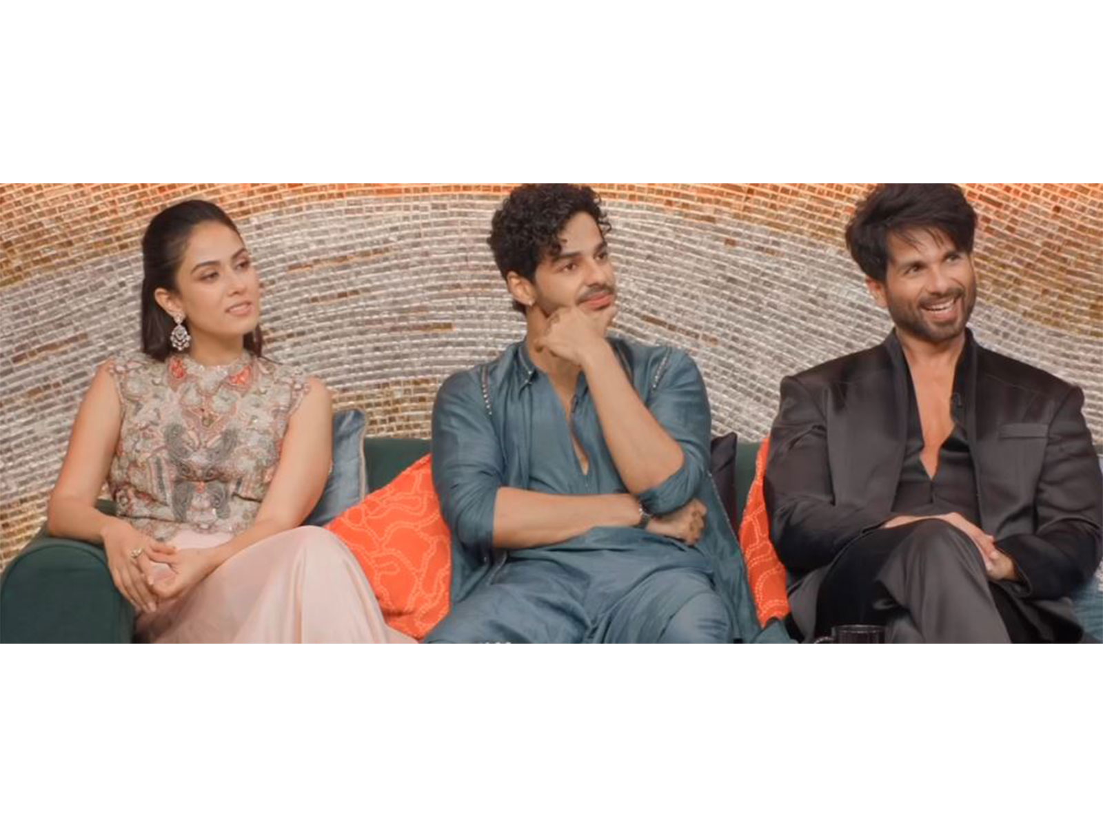 Shahid Kapoor, Ishaan Khatter, Mira Rajput (Photo/Instagram@netflix_in)