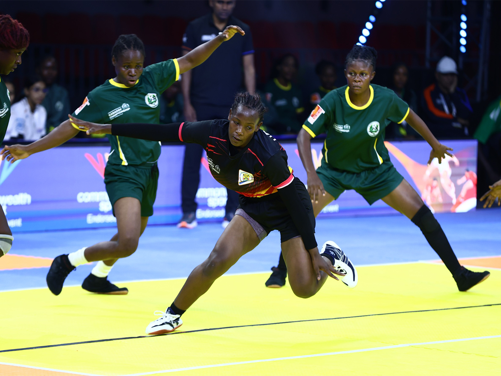 Kabbadi players in action (Photo: Commonwealth Kabaddi Championship)