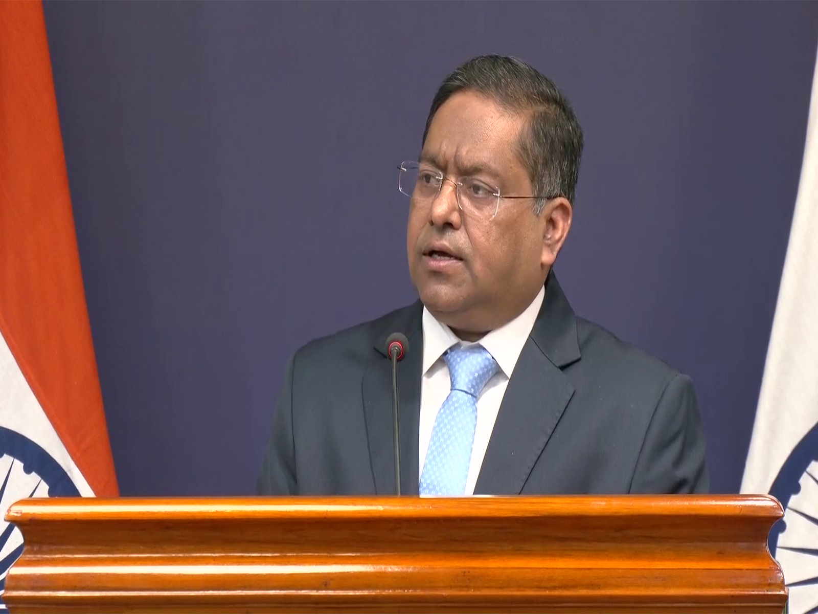 MEA spokesperson Randhir Jaiswal (Photo/ANI)