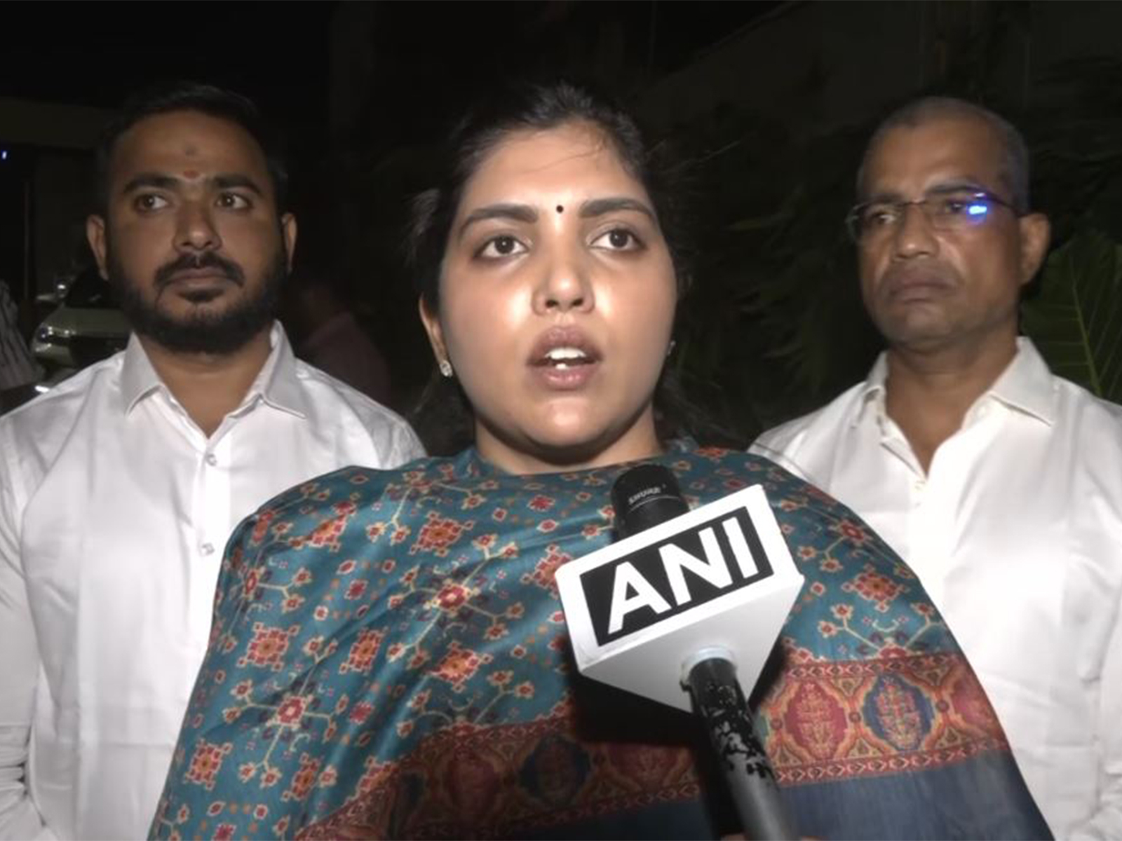 Congress leader Induja Balmoori (Photo/ANI)