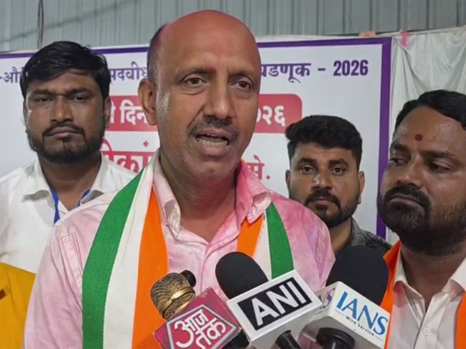 NCP (SP) leader Pratap Singh Patil on Graduate MLC victory (Photo/ANI)
